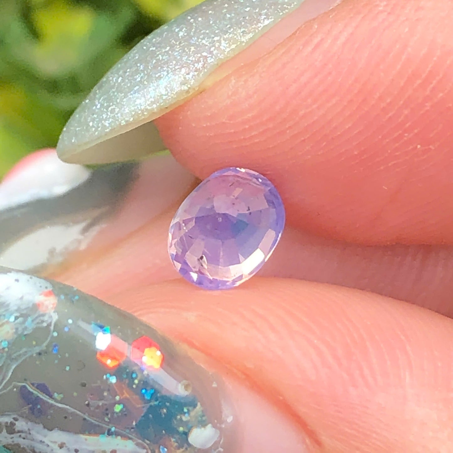 Natural Lavender silky Sapphire LucYen 0,72ct _060736HG