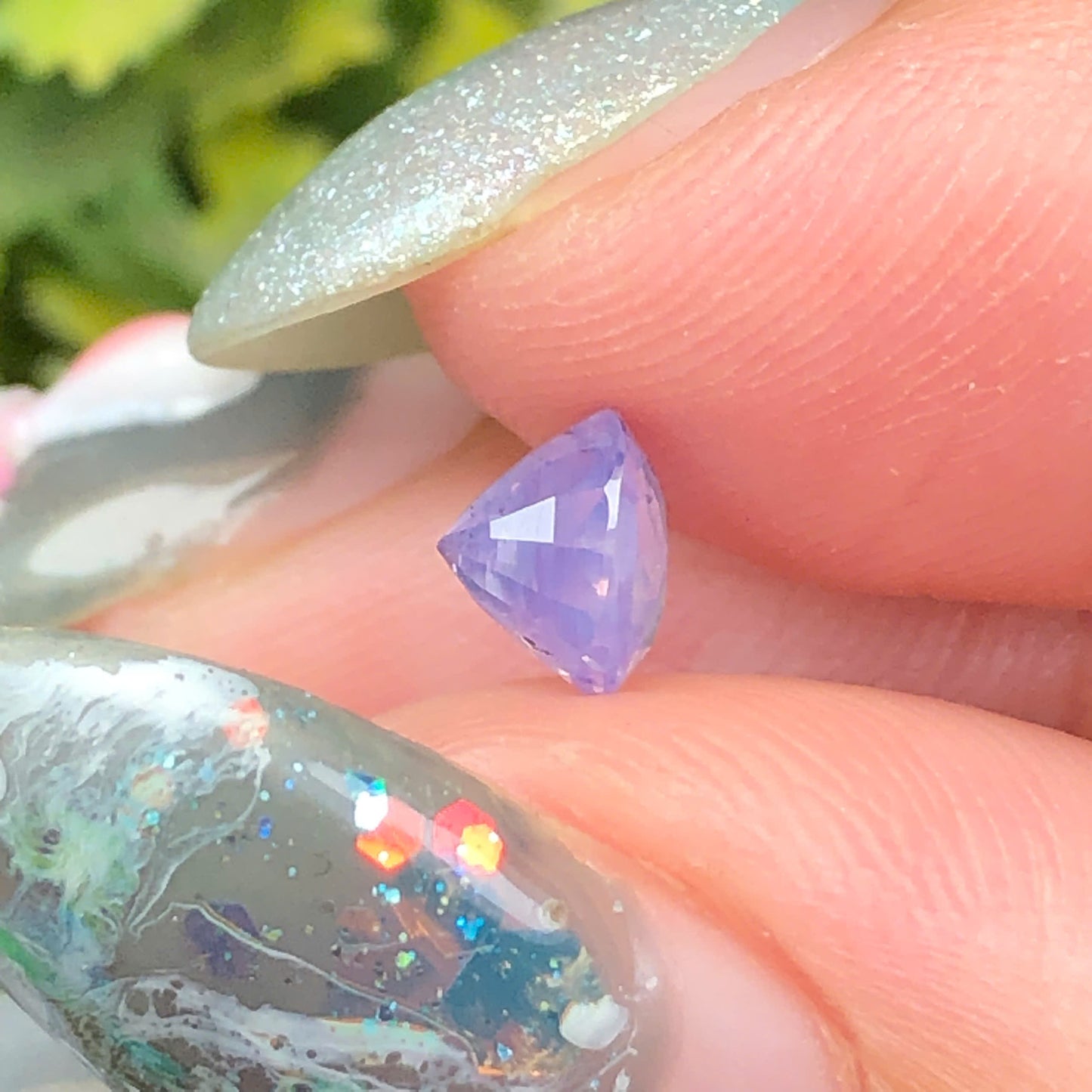 Natural Lavender silky Sapphire LucYen 0,72ct _060736HG