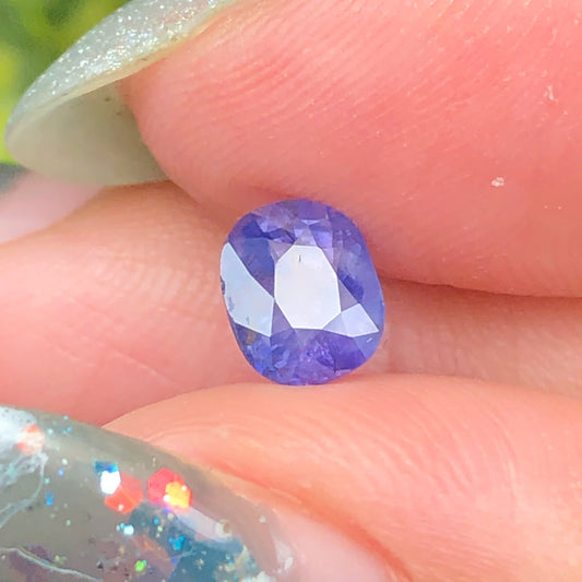 Natural bluish purple silky sapphire LụcYên_060738HA