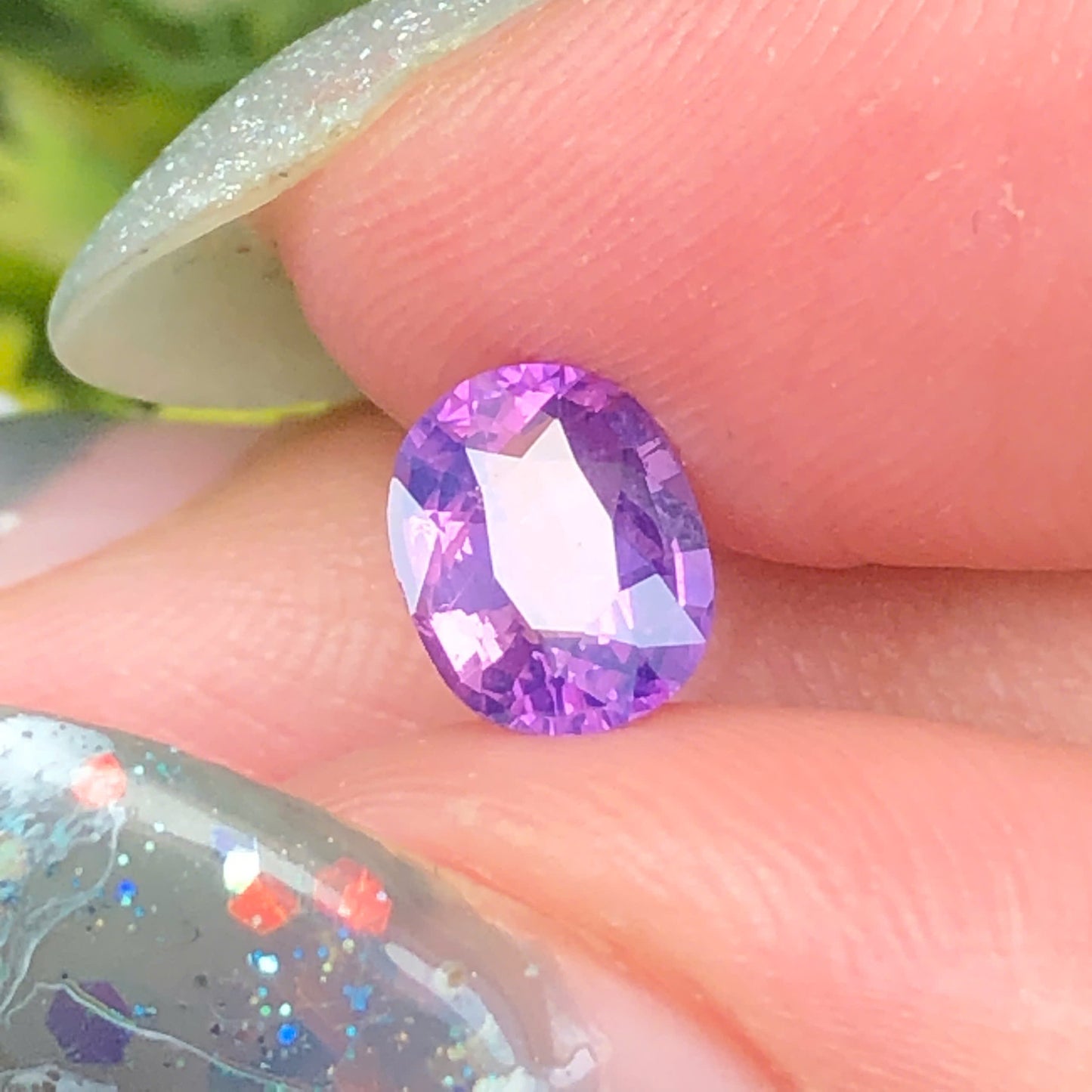 Natural purple silky Sapphire LucYen 0,85ct   _060739HG