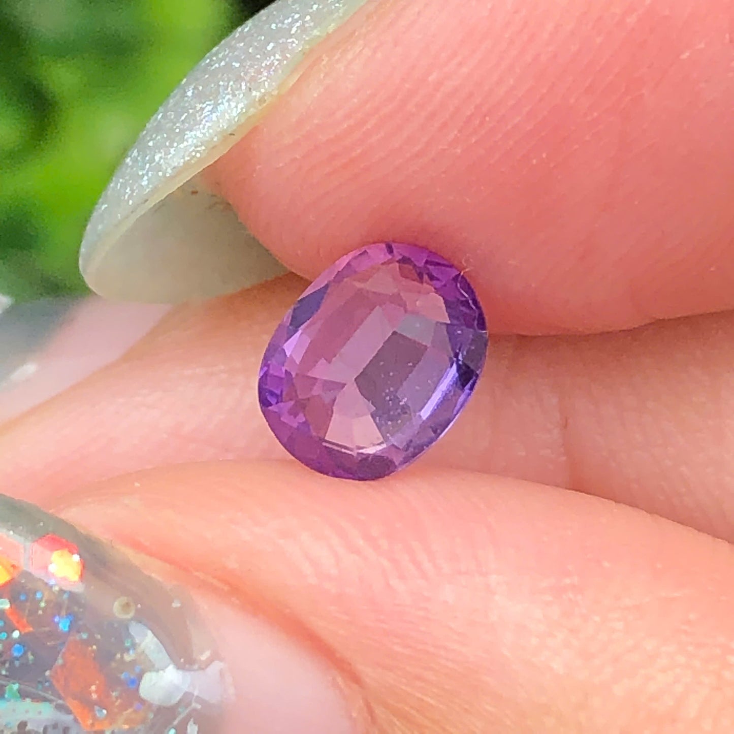 Natural purple silky Sapphire LucYen 0,85ct   _060739HG