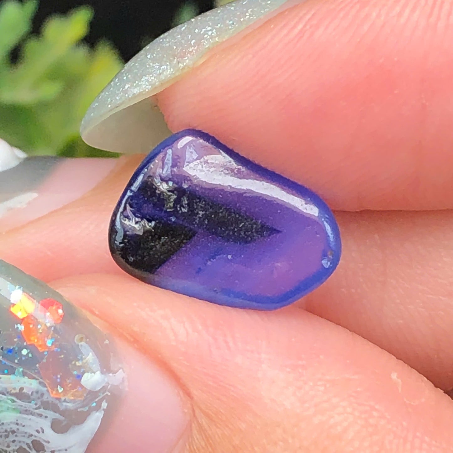 Natural Natural gun-patterned sapphire crystal Sapphire LucYen 2,5ct -060742HG