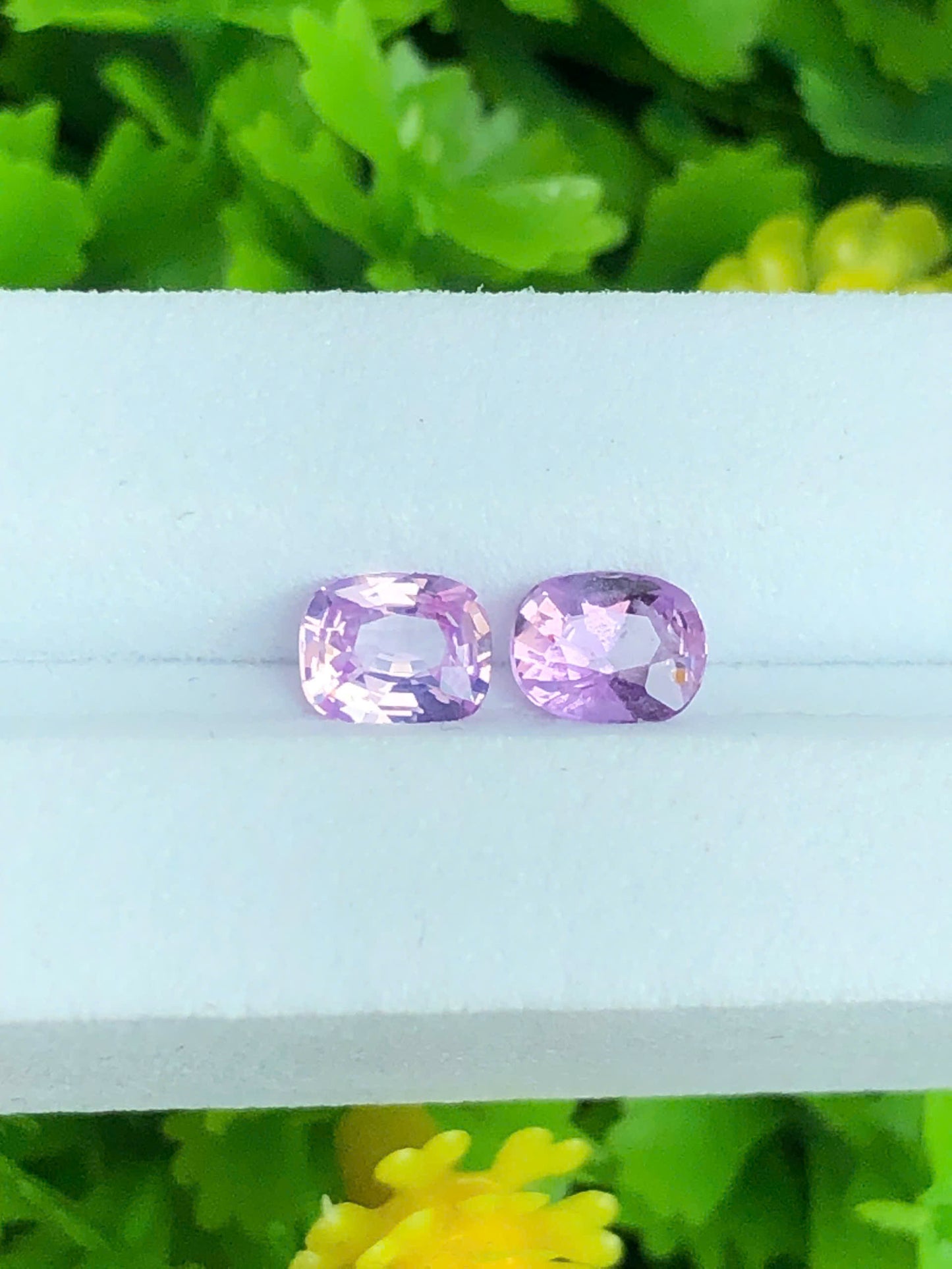 Natural set silky Sapphire LucYen 0.54ct/2pcs  _ 25072622HG (Copy)
