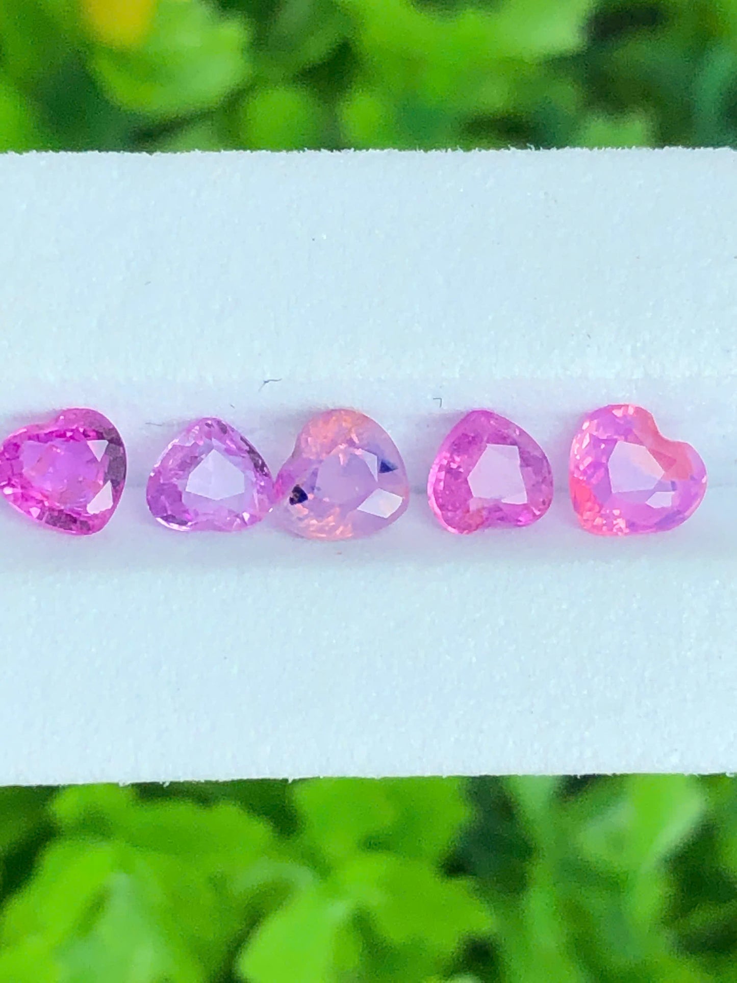 Natural set silky Sapphire LucYen0.0.92ct/5pcs  _ 25072622HG