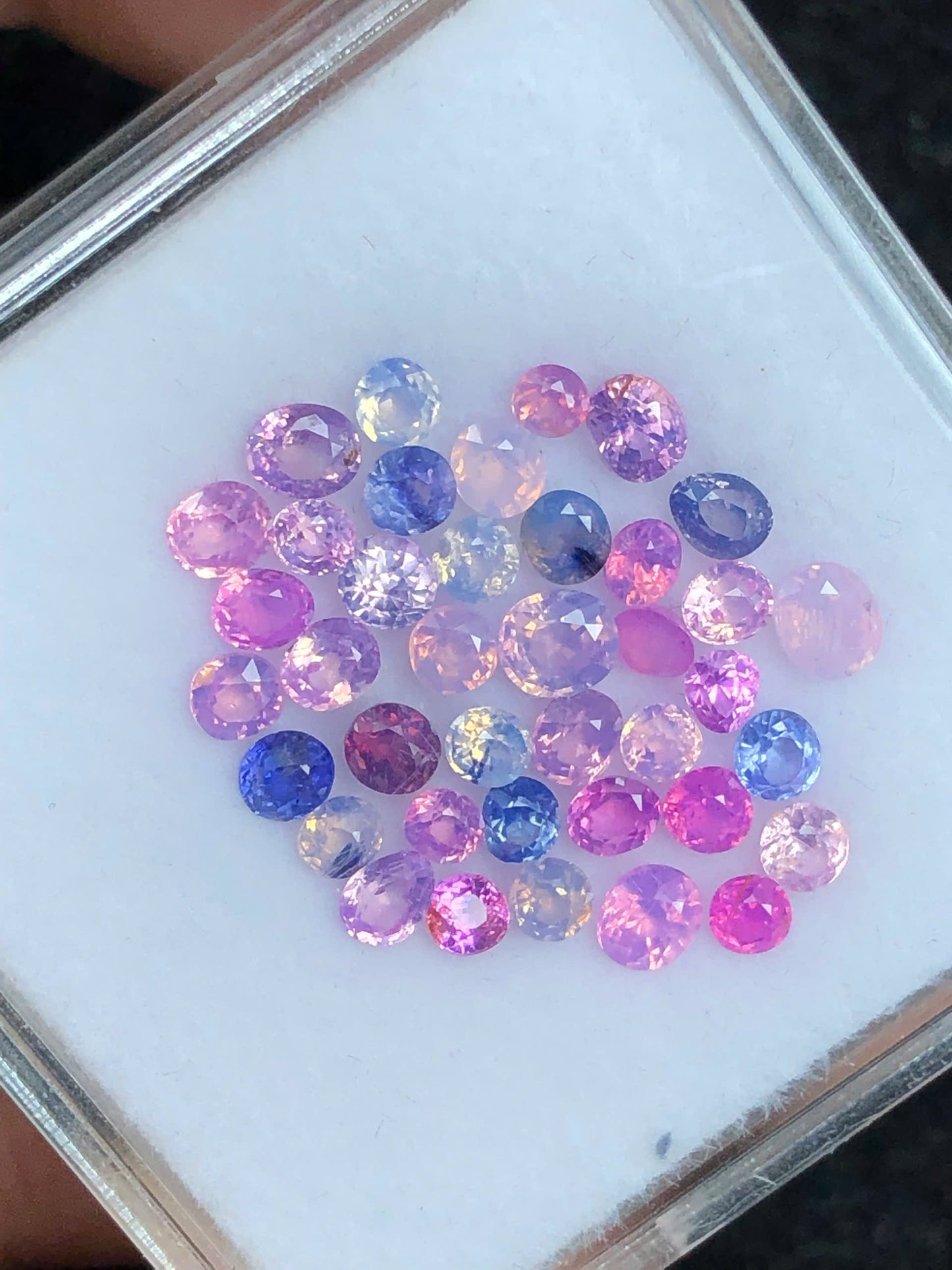 Natural set silky Sapphire LucYen 6.31ct/50pcs  _ 27072615HU