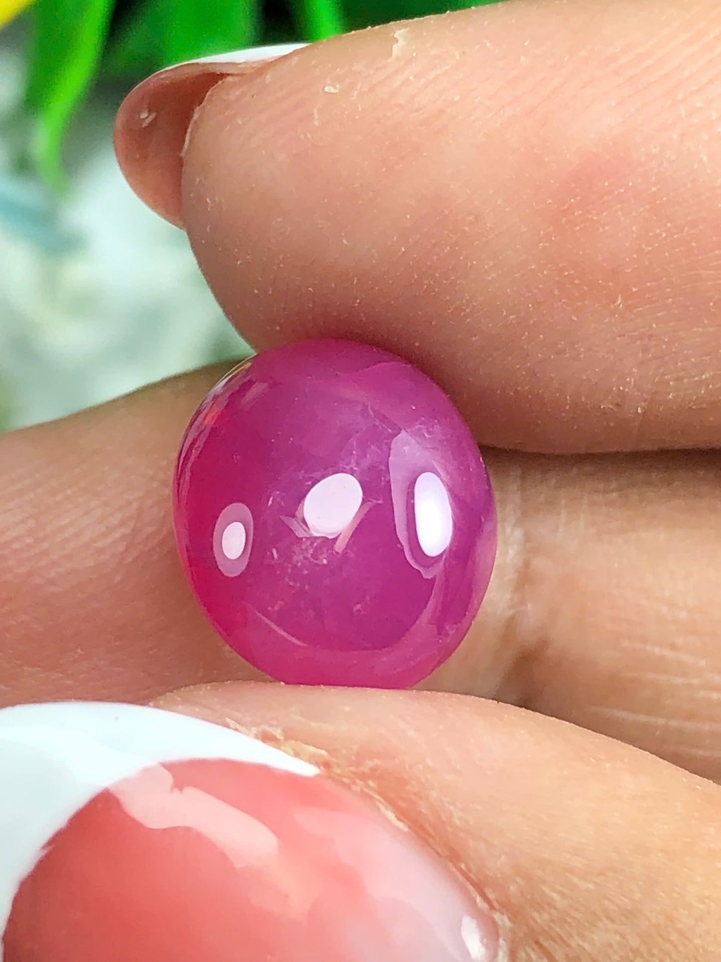 Natural  Pink sapphire cacbochon LucYen 7.43ct_ 06042602HU