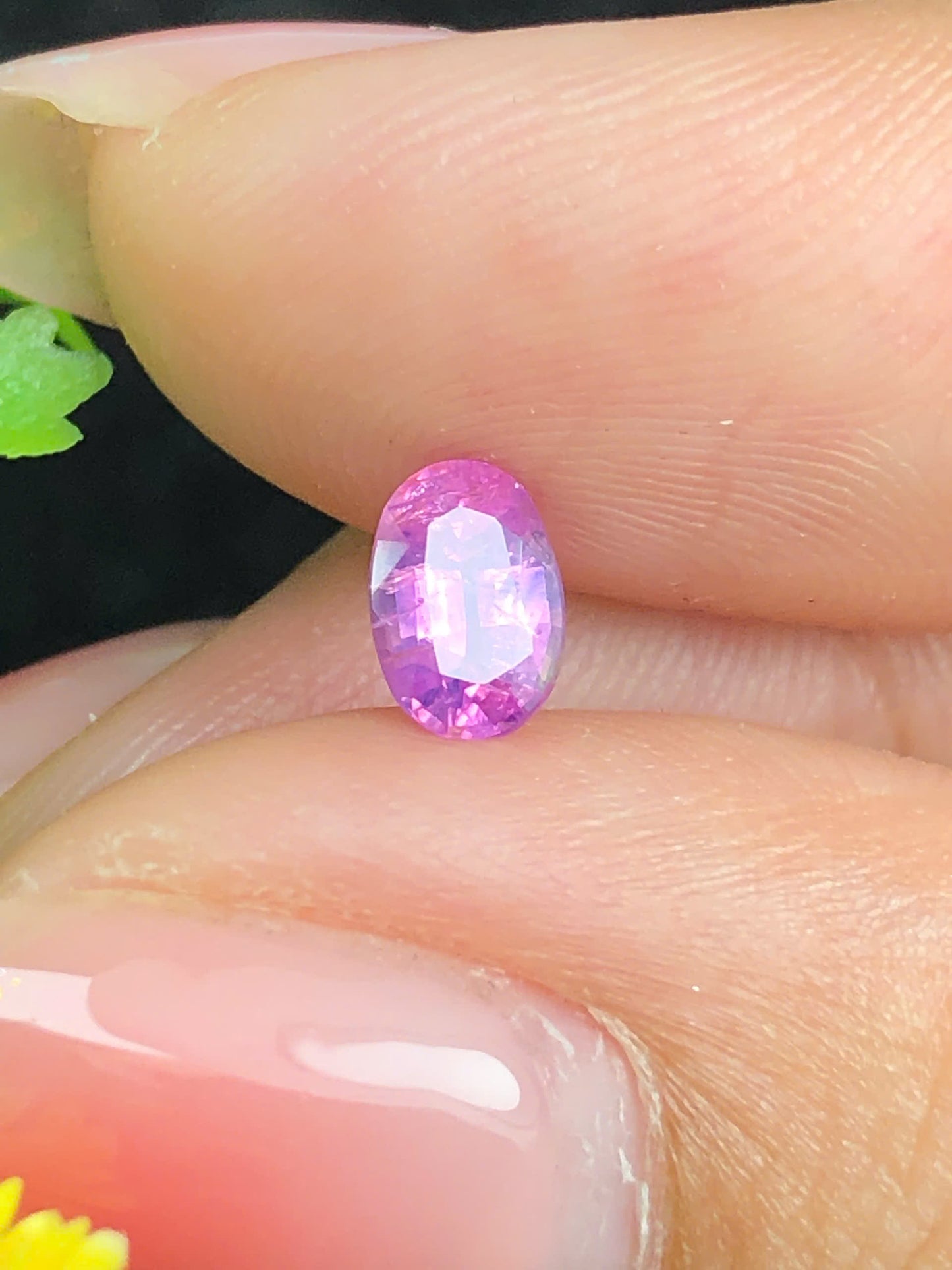 Natural hot pink milky Sapphire LucYen 0.7ct _16072608HA