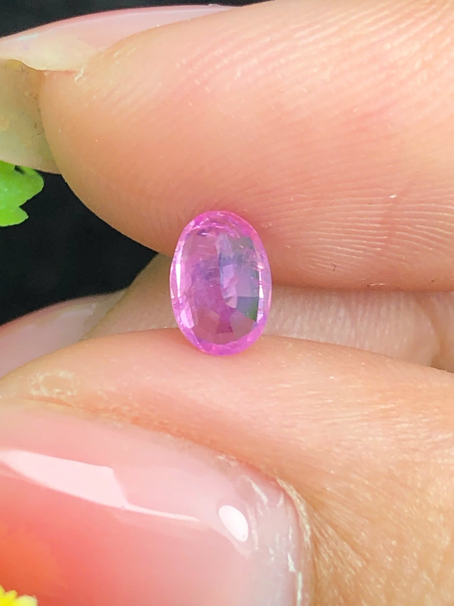 Natural hot pink milky Sapphire LucYen 0.7ct _16072608HA