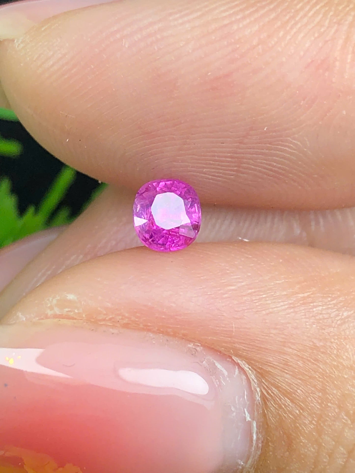 Natural hot pink milky Sapphire LucYen 0.44ct _16072615HA