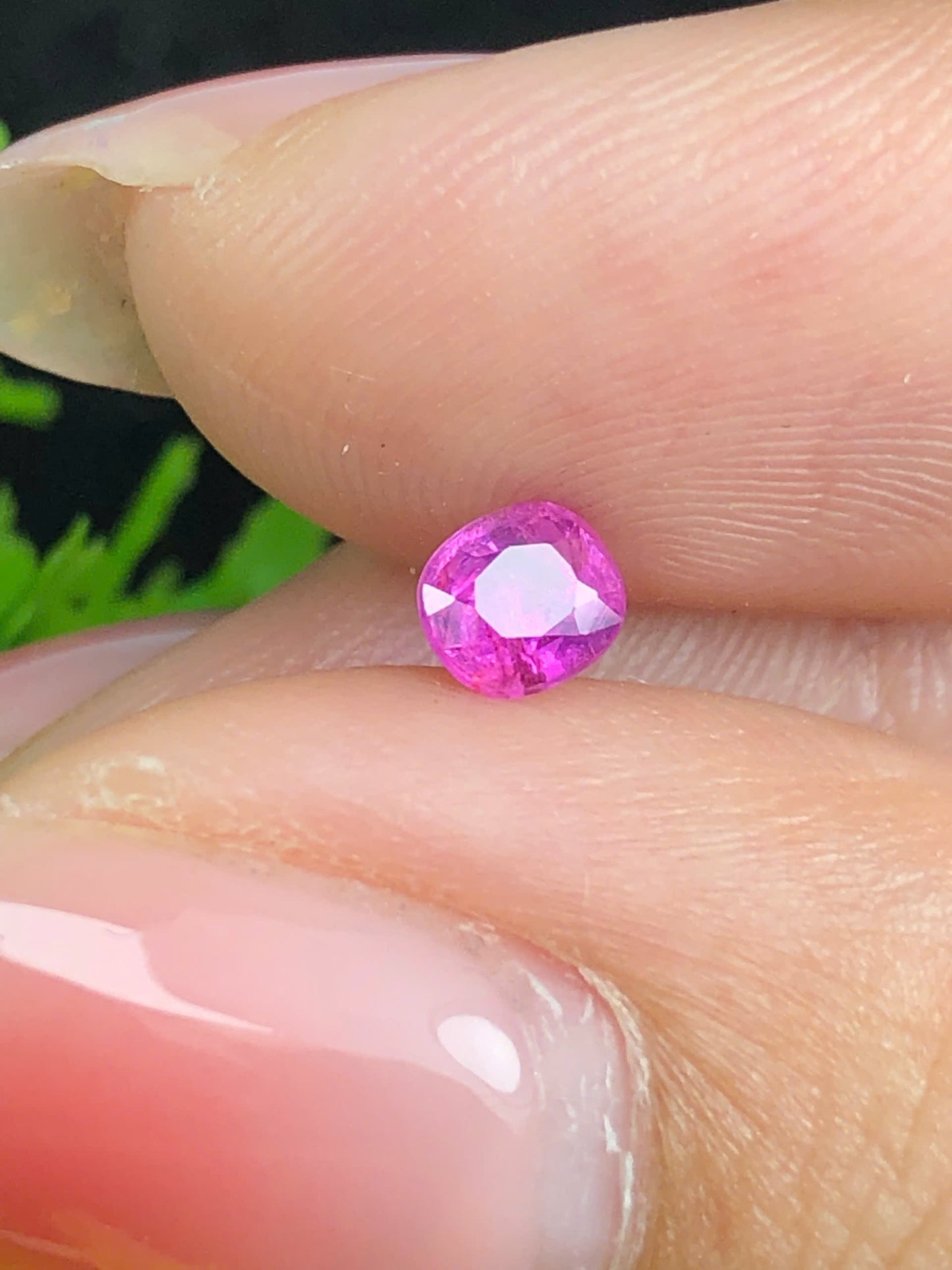 Natural hot pink milky Sapphire LucYen 0.44ct _16072615HA