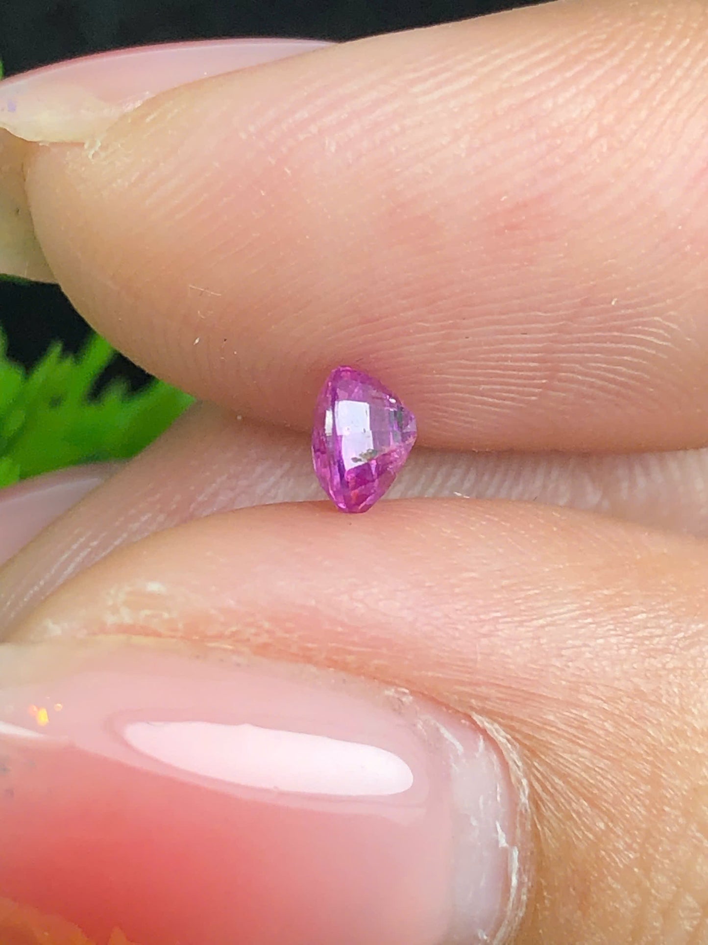 Natural hot pink milky Sapphire LucYen 0.44ct _16072615HA