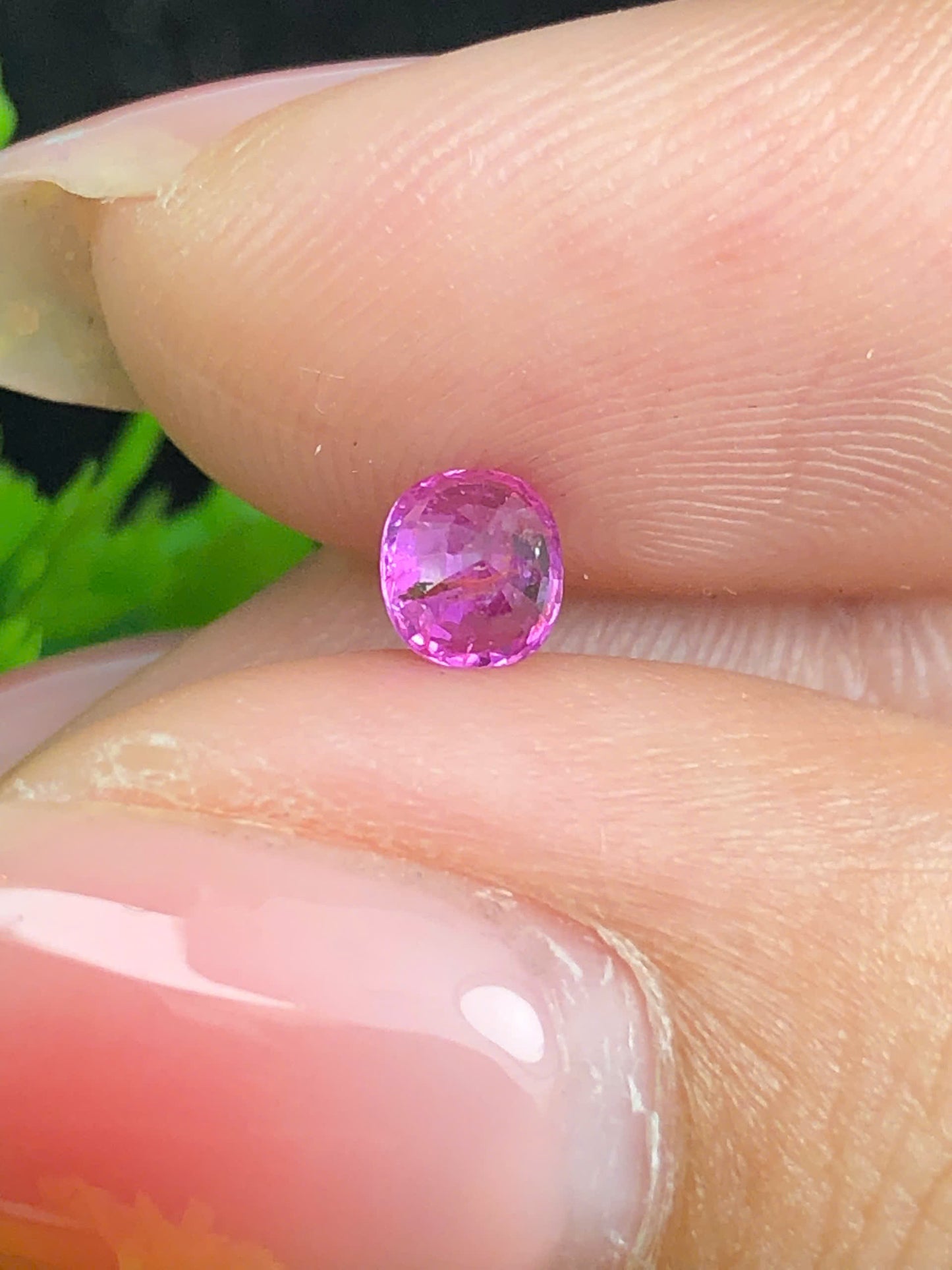 Natural hot pink milky Sapphire LucYen 0.44ct _16072615HA