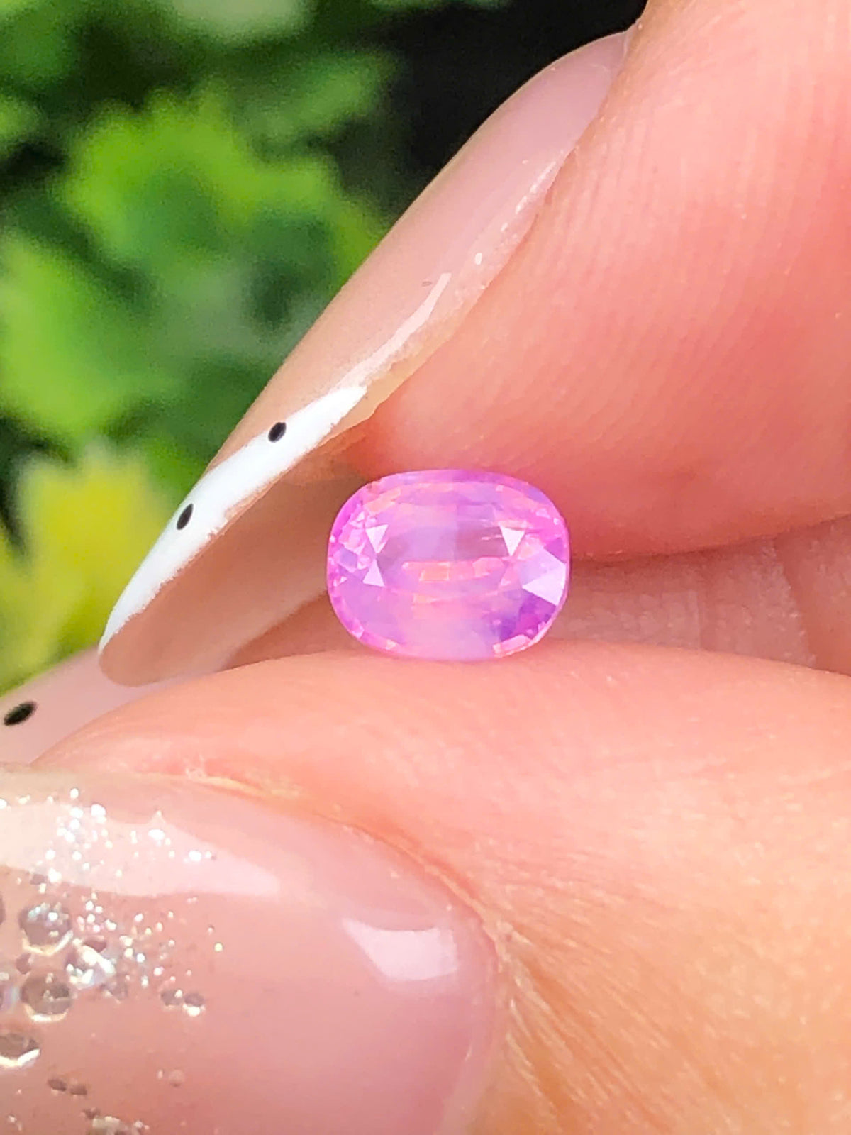 Natural pink silky Sapphire LucYen 0,48ct   _050813HG