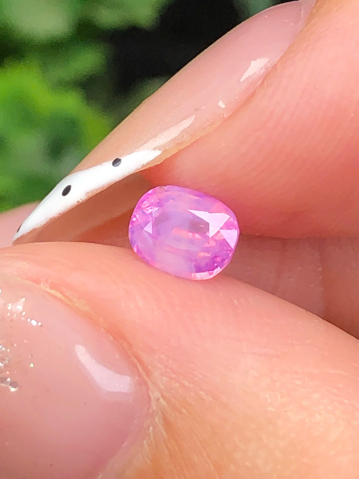 Natural pink silky Sapphire LucYen 0,48ct   _050813HG