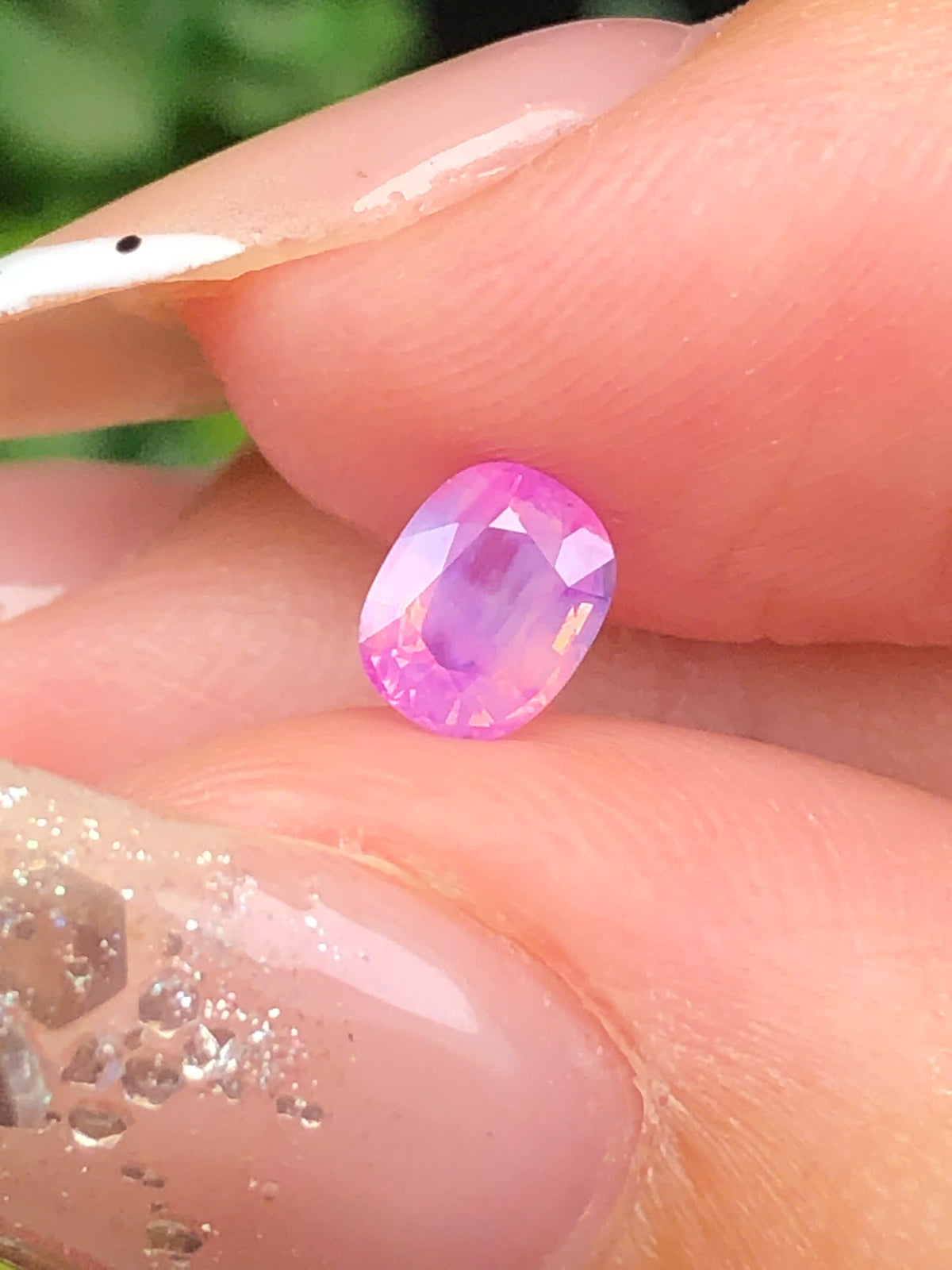 Natural pink silky Sapphire LucYen 0,48ct   _050813HG