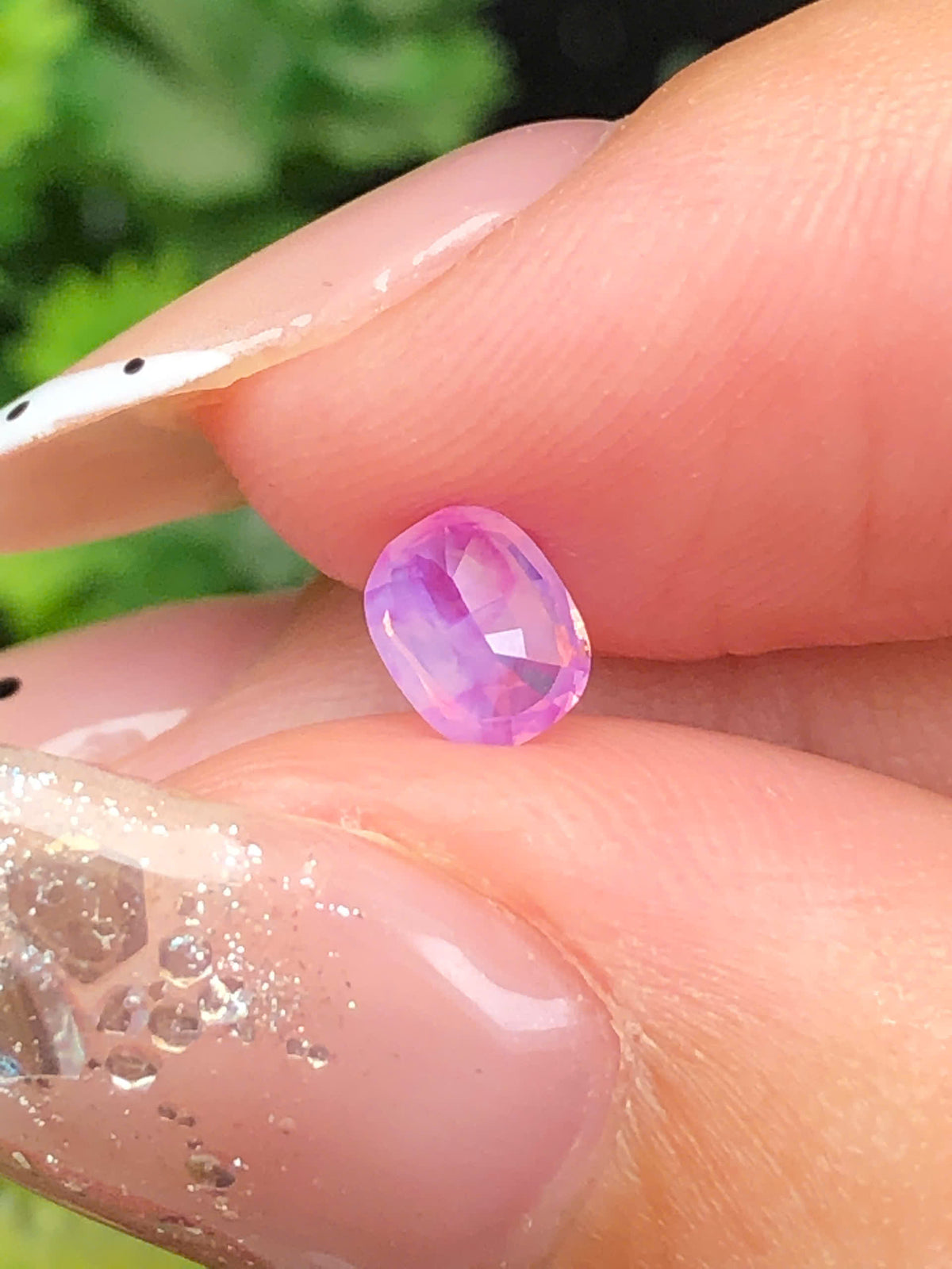 Natural pink silky Sapphire LucYen 0,48ct   _050813HG