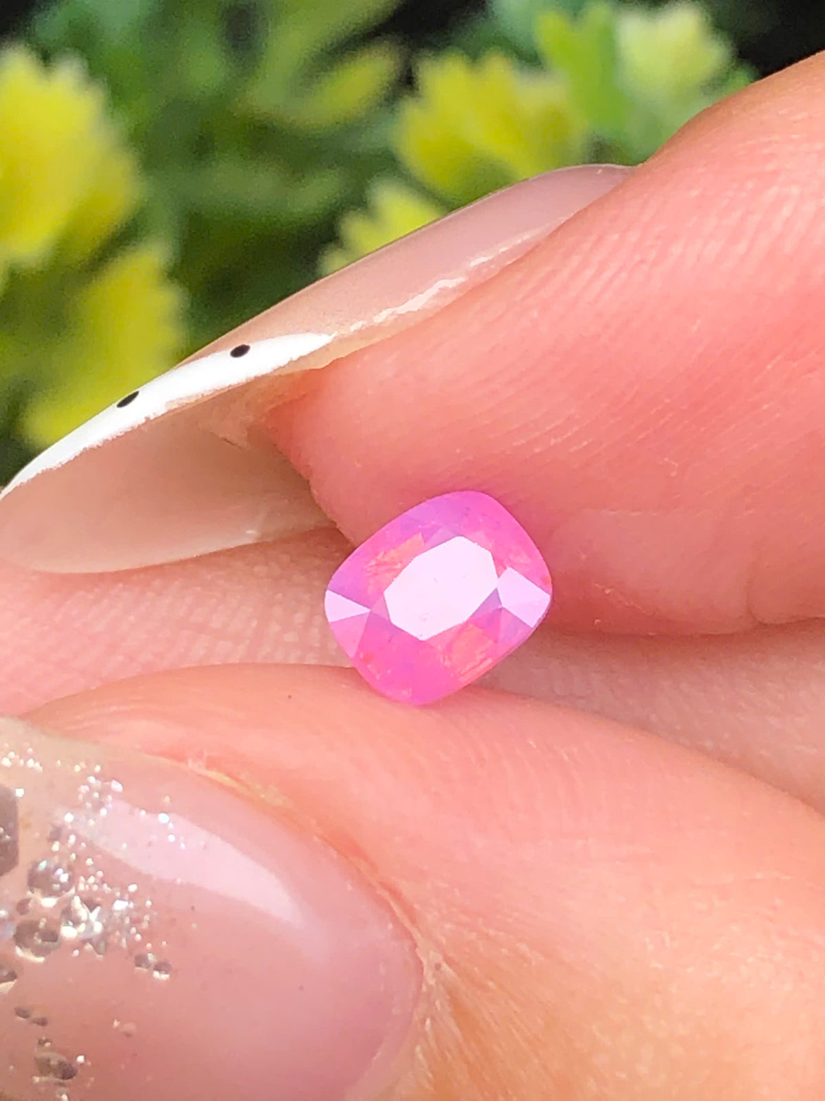 Natural pink silky Sapphire LucYen 0,54ct  _050816HG