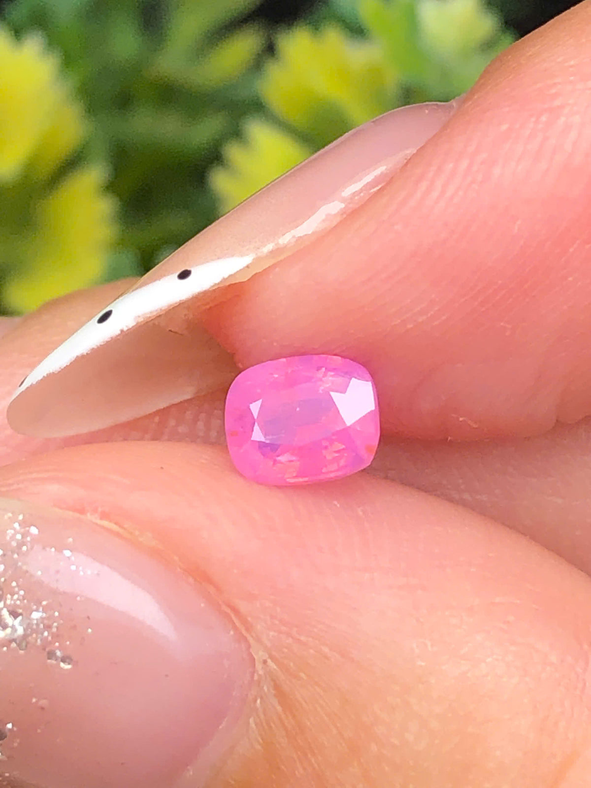 Natural pink silky Sapphire LucYen 0,54ct  _050816HG