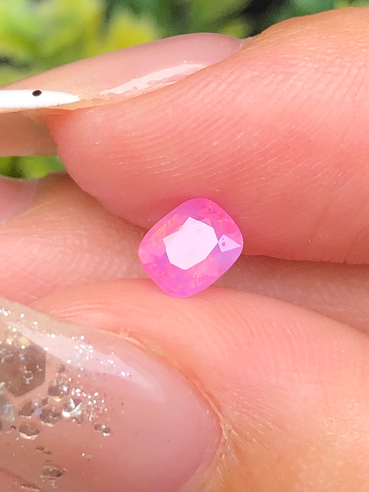 Natural pink silky Sapphire LucYen 0,54ct  _050816HG