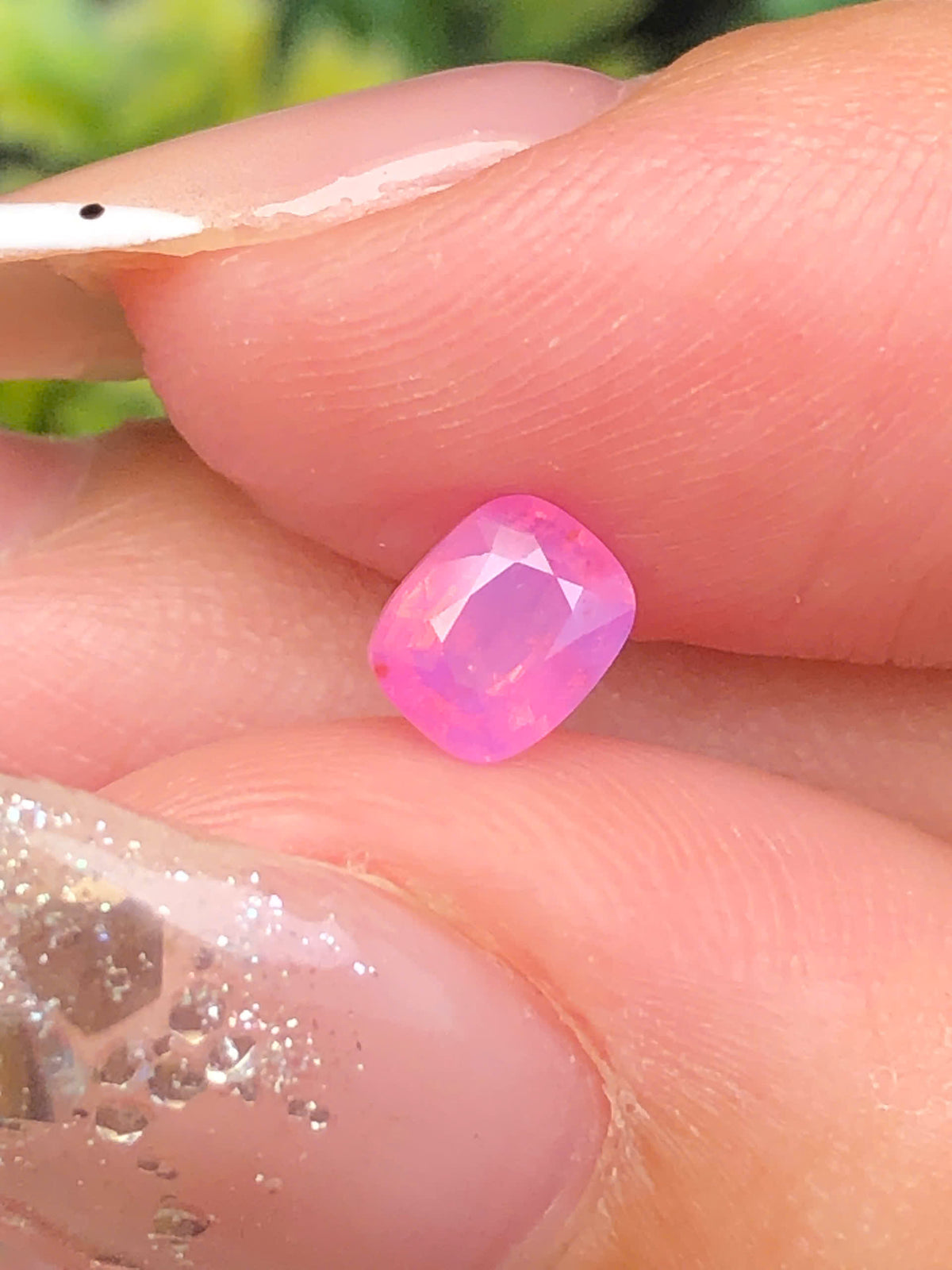 Natural pink silky Sapphire LucYen 0,54ct  _050816HG