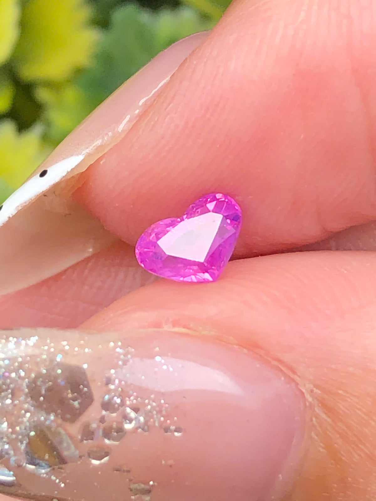 Natural pink silky Sapphire LucYen  0,46ct _050831HG