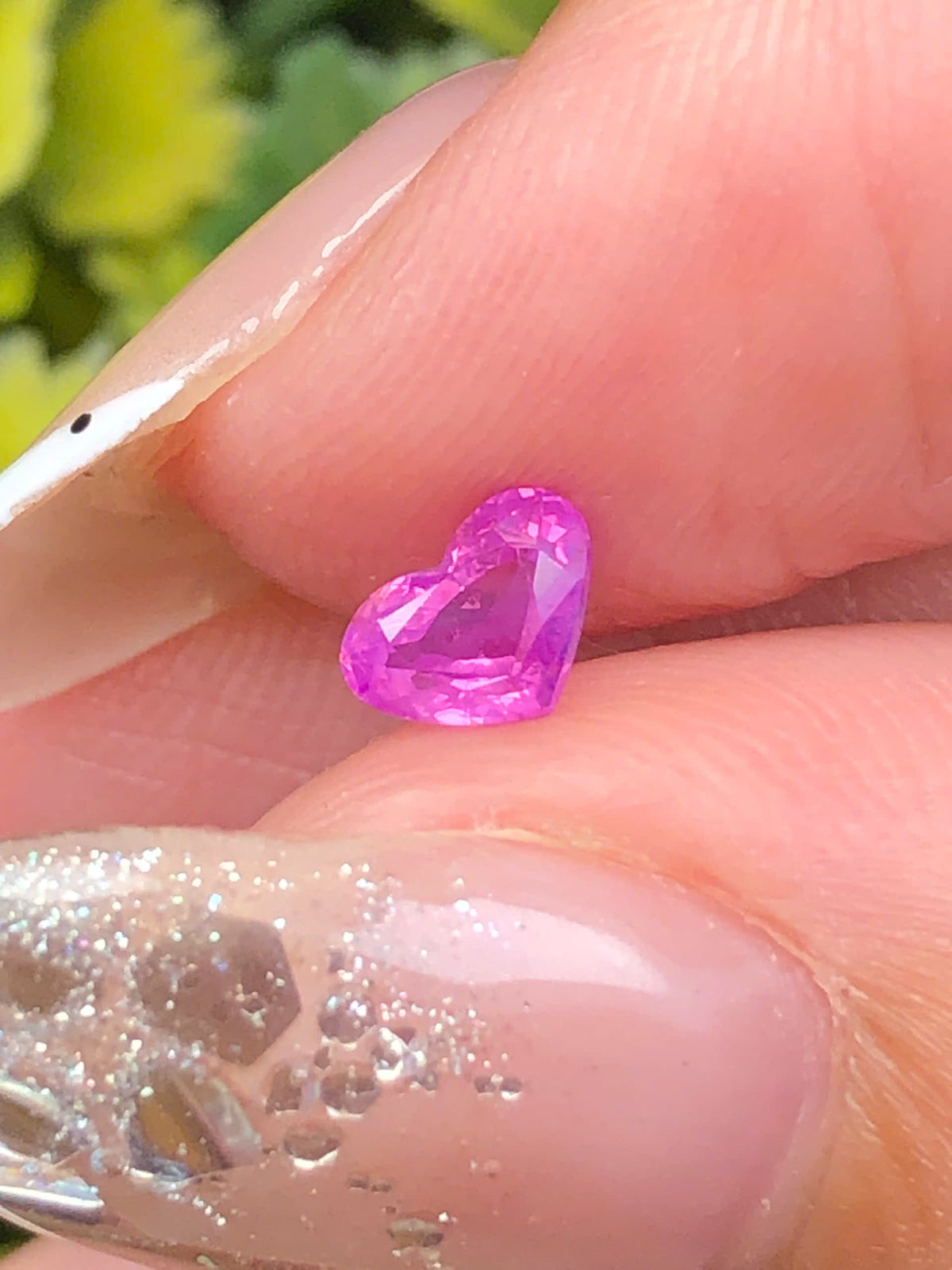 Natural pink silky Sapphire LucYen  0,46ct _050831HG