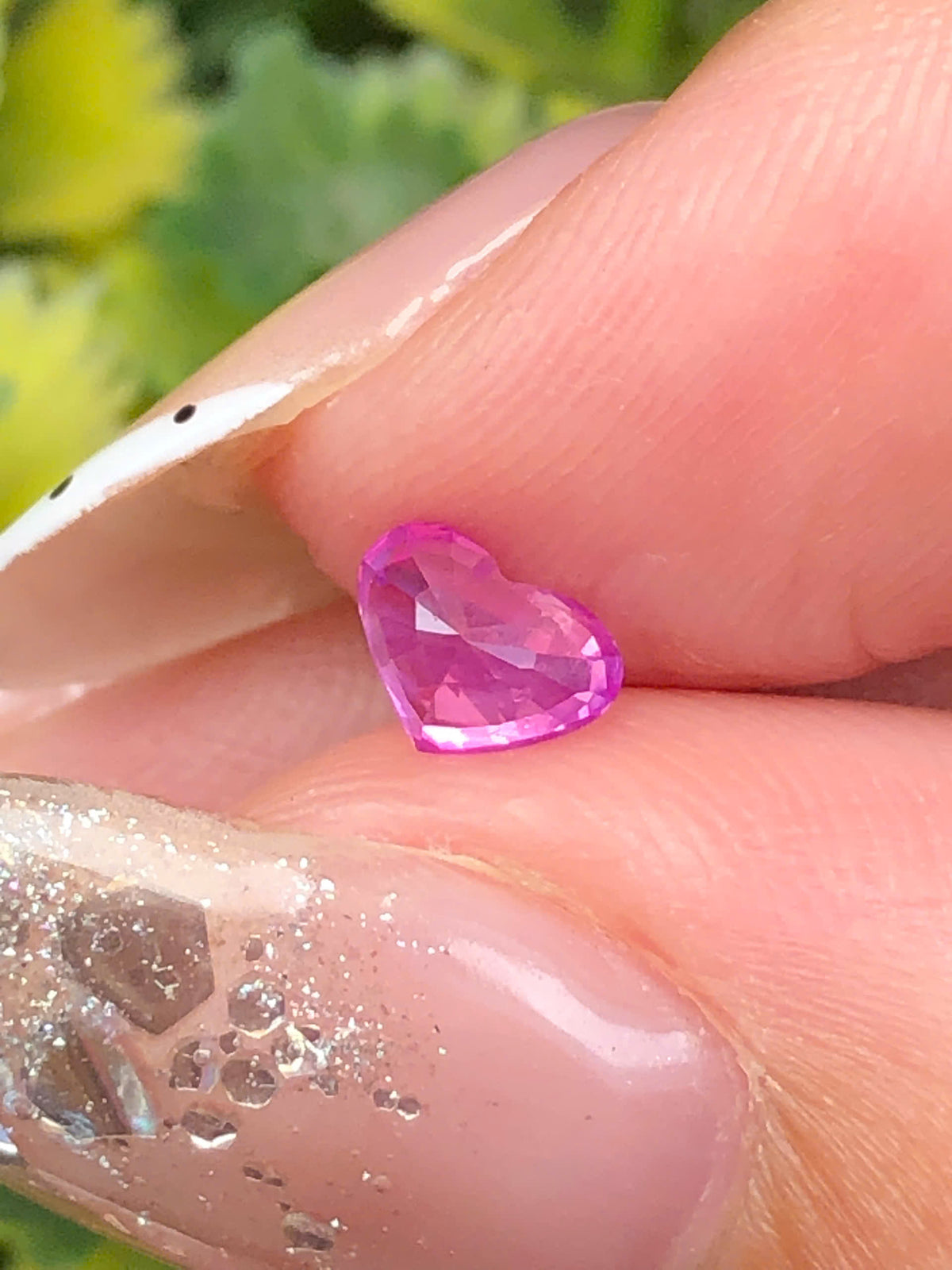 Natural pink silky Sapphire LucYen  0,46ct _050831HG