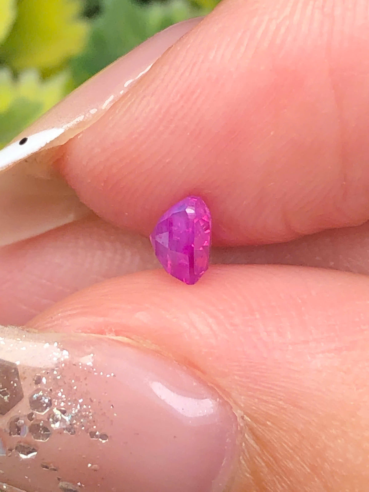Natural pink silky Sapphire LucYen  0,46ct _050831HG