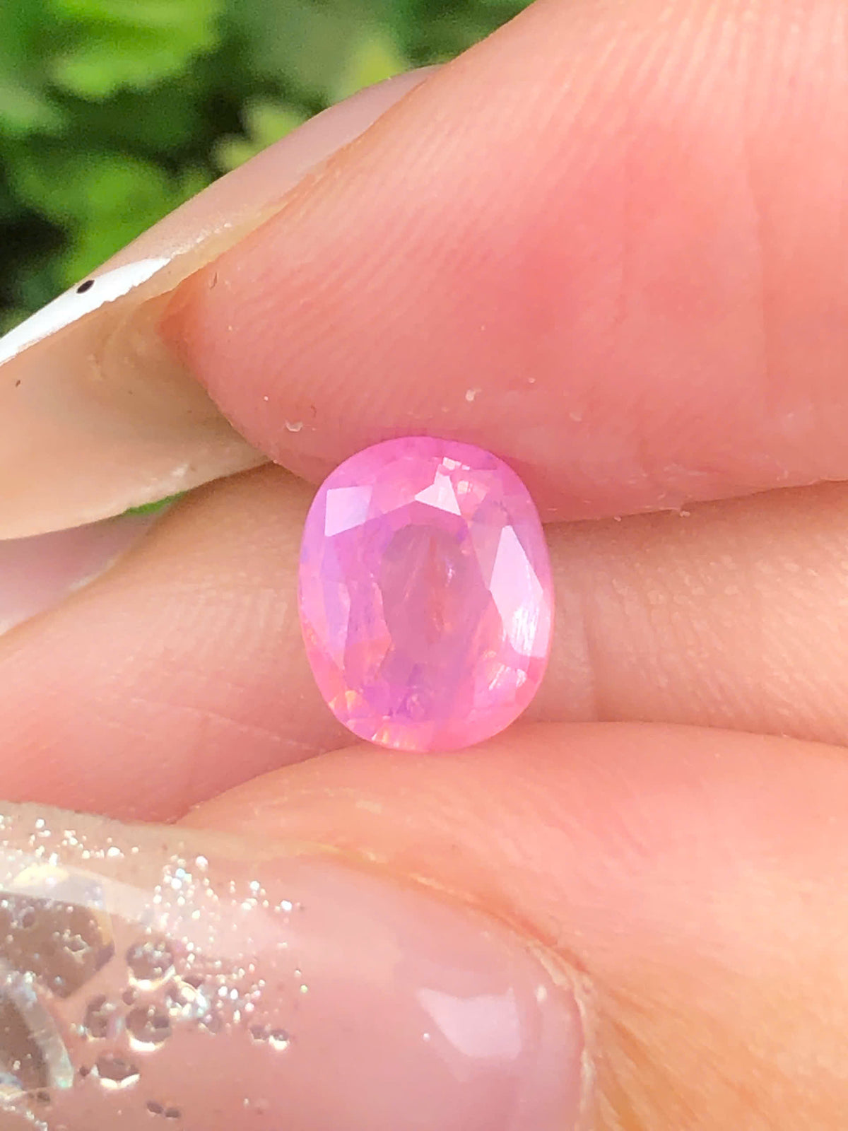 Natural pink silky Sapphire LucYen  1,27ct _100802HG