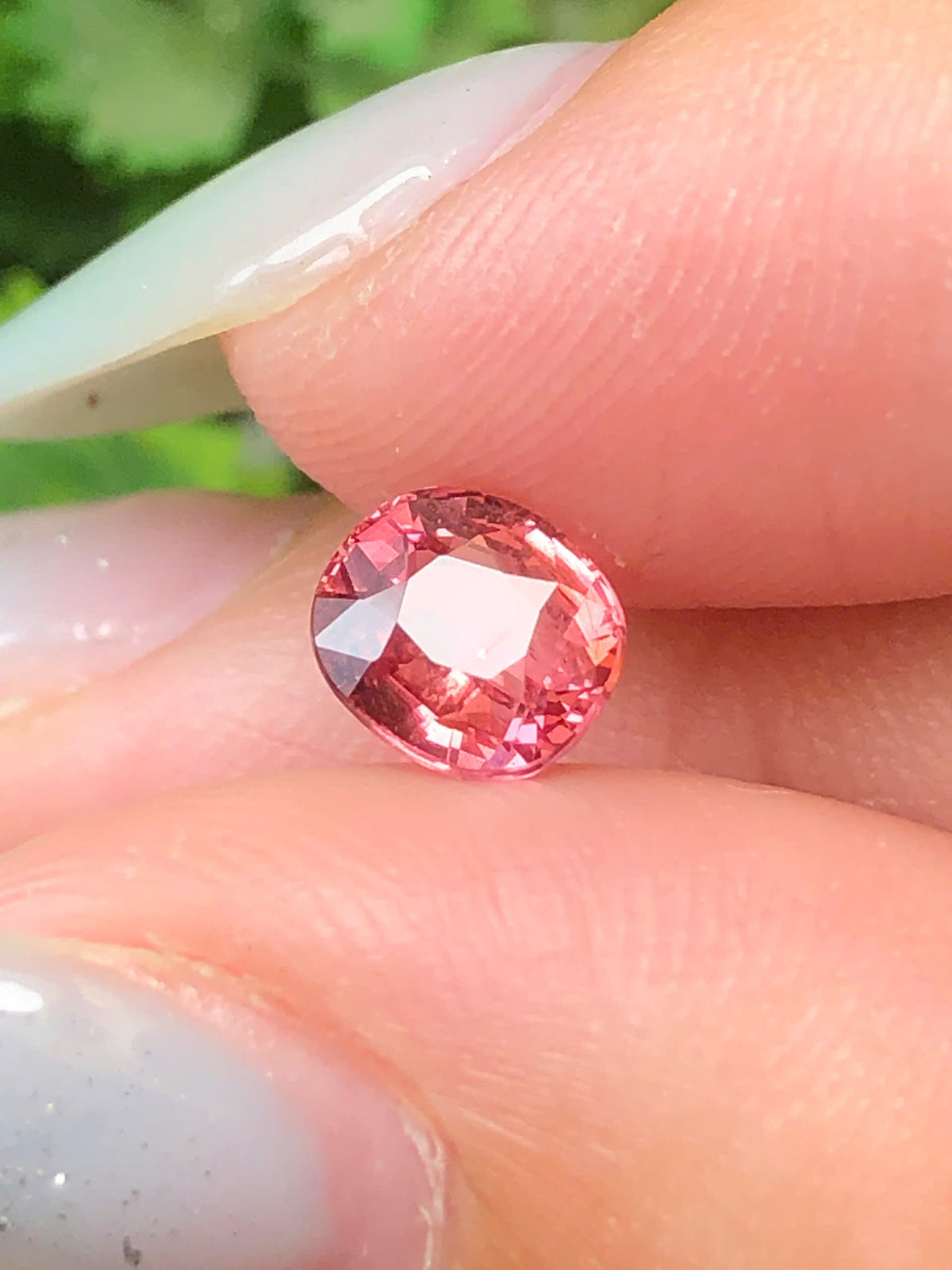 Natural Reddish orange spinel Luc Yen 1ct_ 090934HU