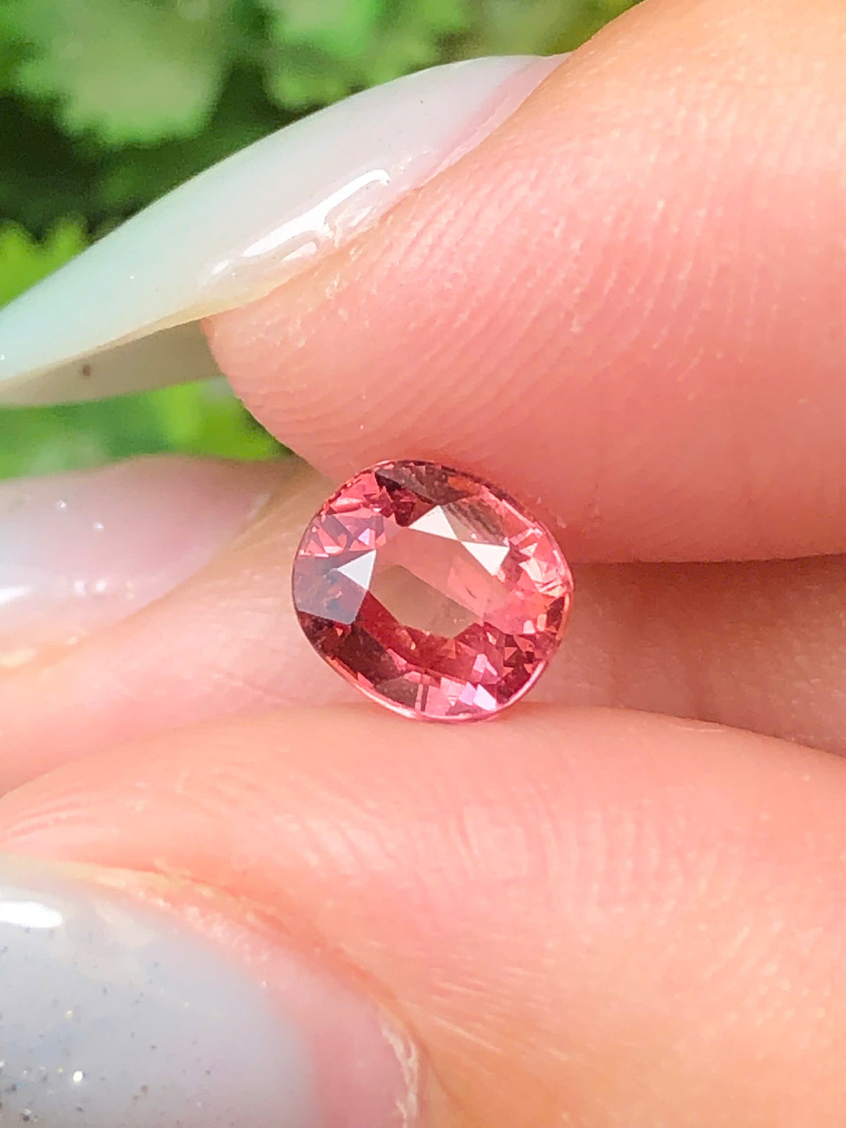 Natural Reddish orange spinel Luc Yen 1ct_ 090934HU