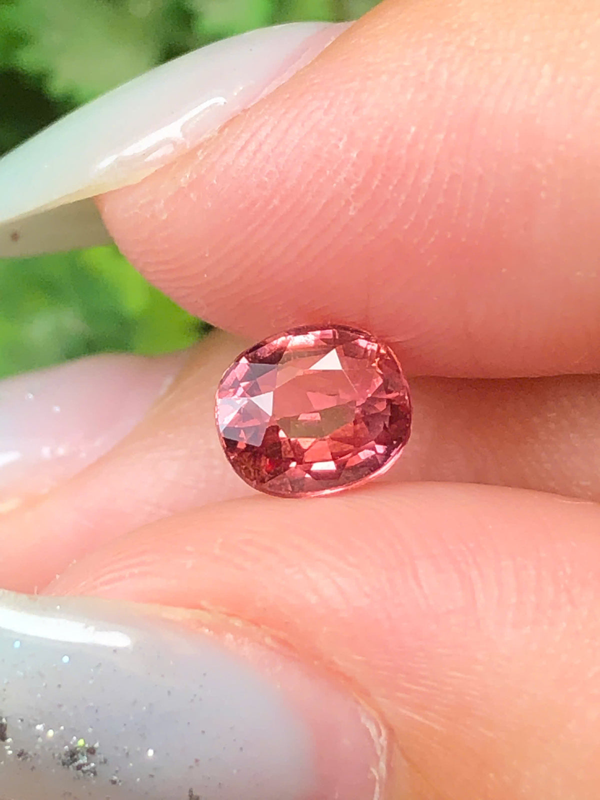 Natural Reddish orange spinel Luc Yen 1ct_ 090934HU