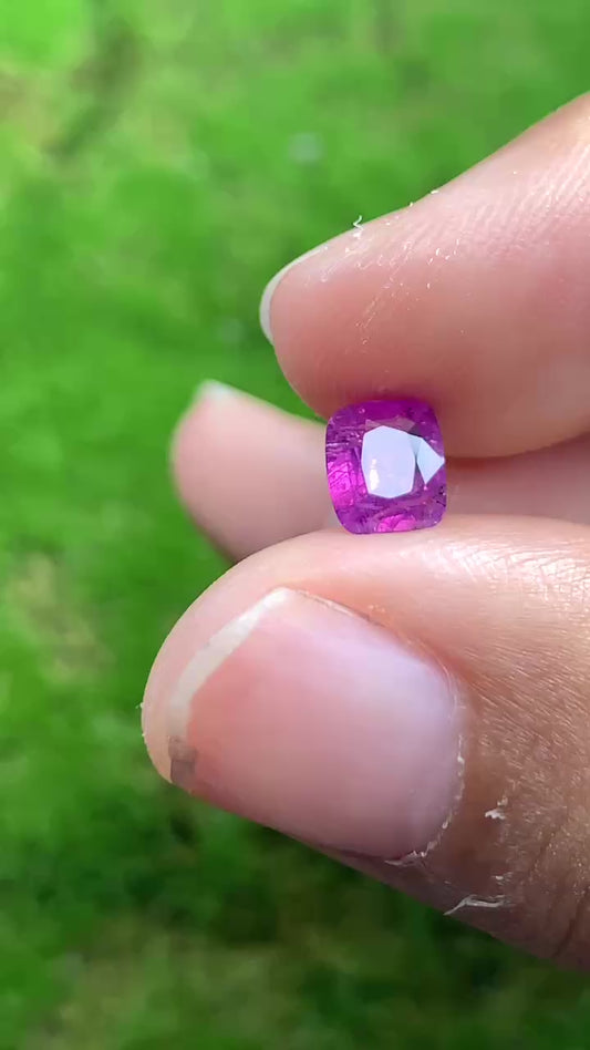 Natural Purple silky Sapphire _ 08082534