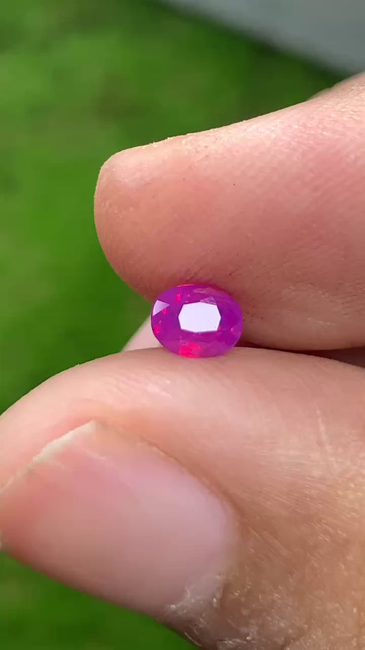 Natural Hot pink silky sapphire LucYen _ 29072517