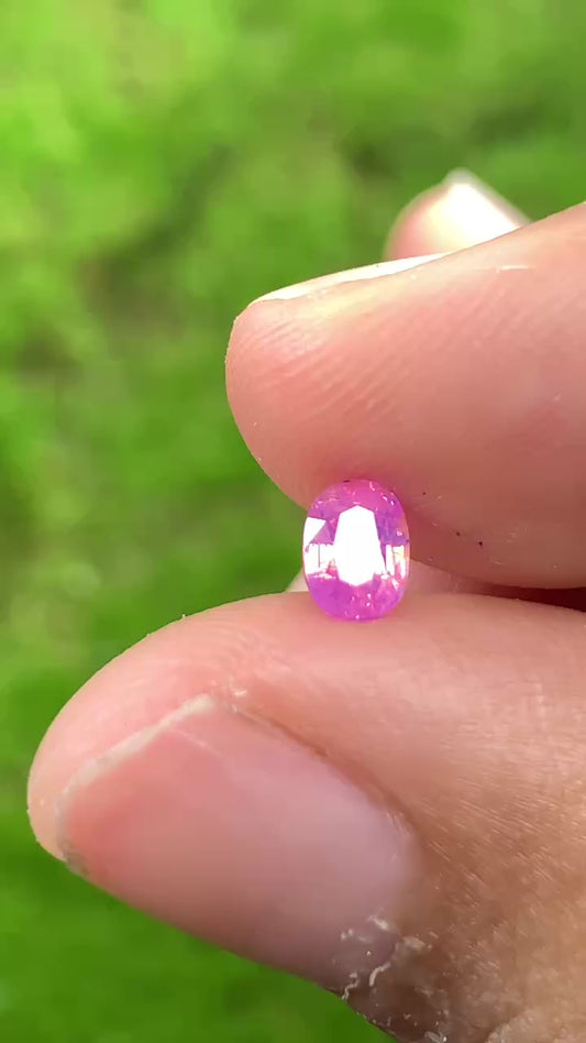 Natural Silky sapphire LucYen VietNam 04082517