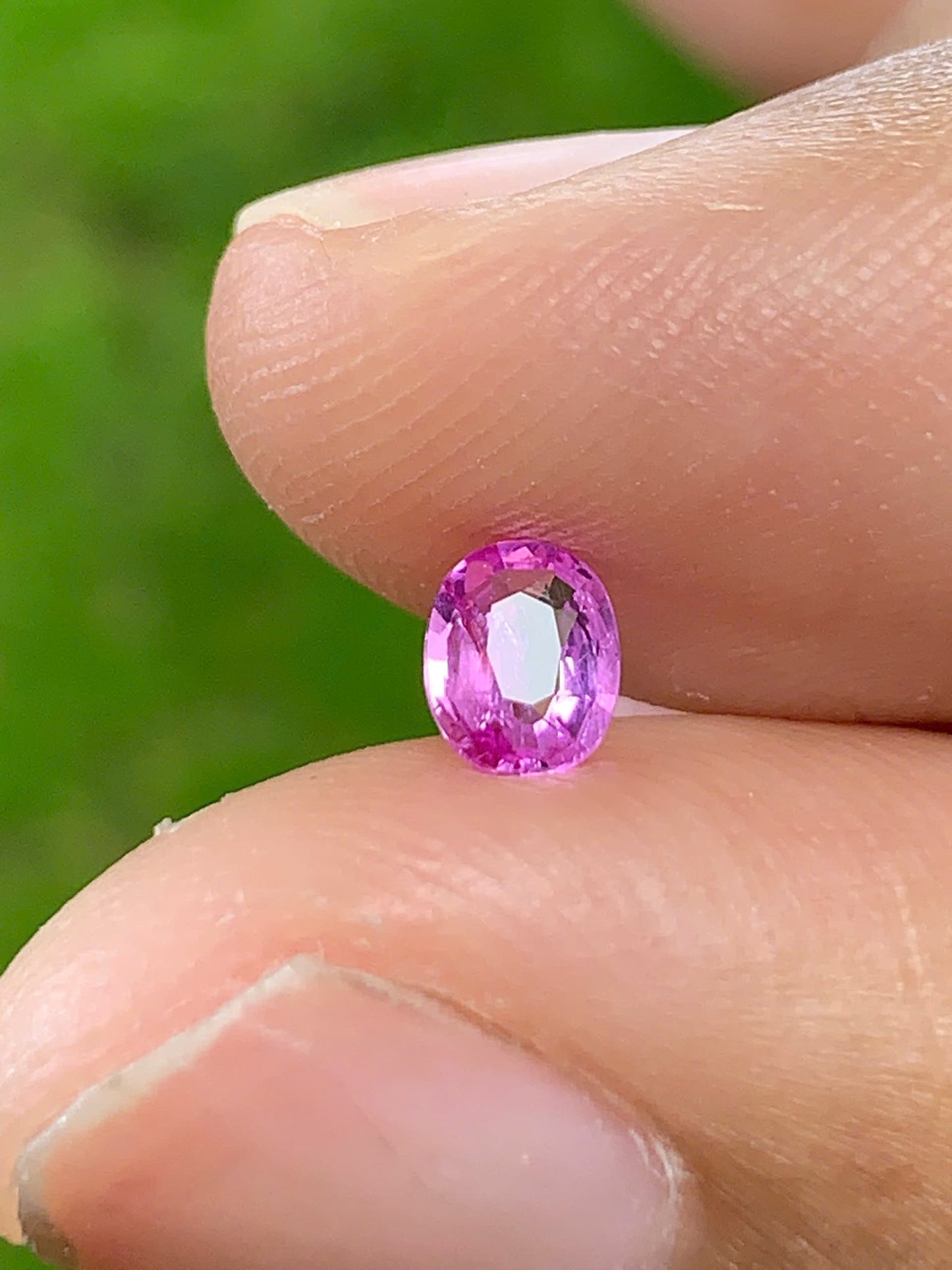 Natural purplish pink silky sapphire LụcYên  0.37ct_ 05082527