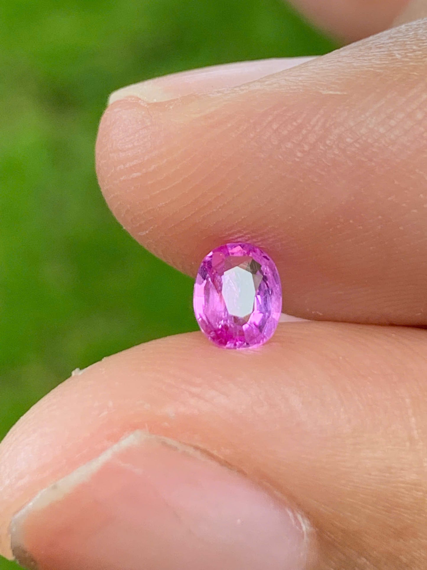 Natural purplish pink silky sapphire LụcYên  0.37ct_ 05082527
