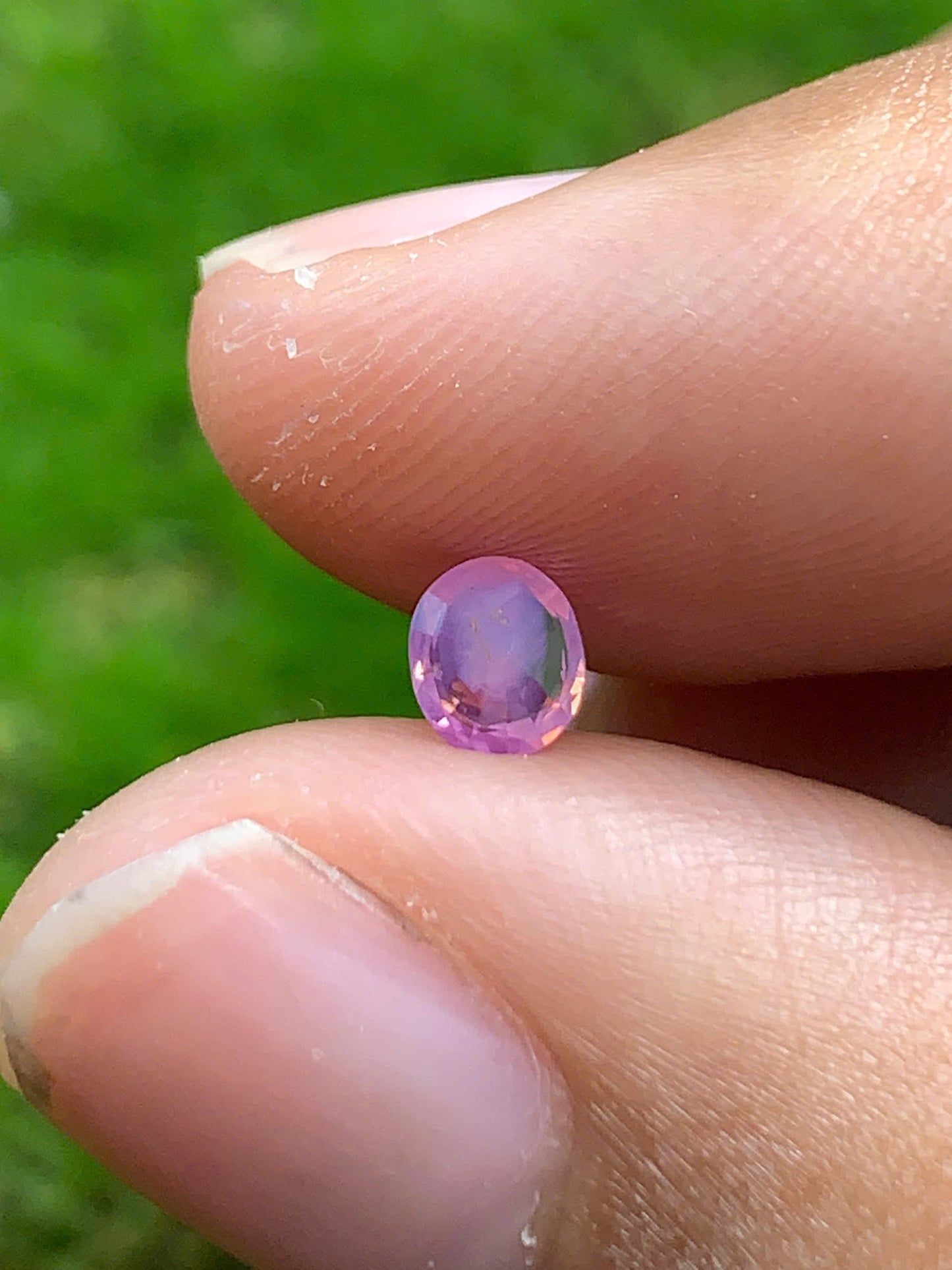 Natural pink silky sapphire LụcYên  0.35ct_ 08082514