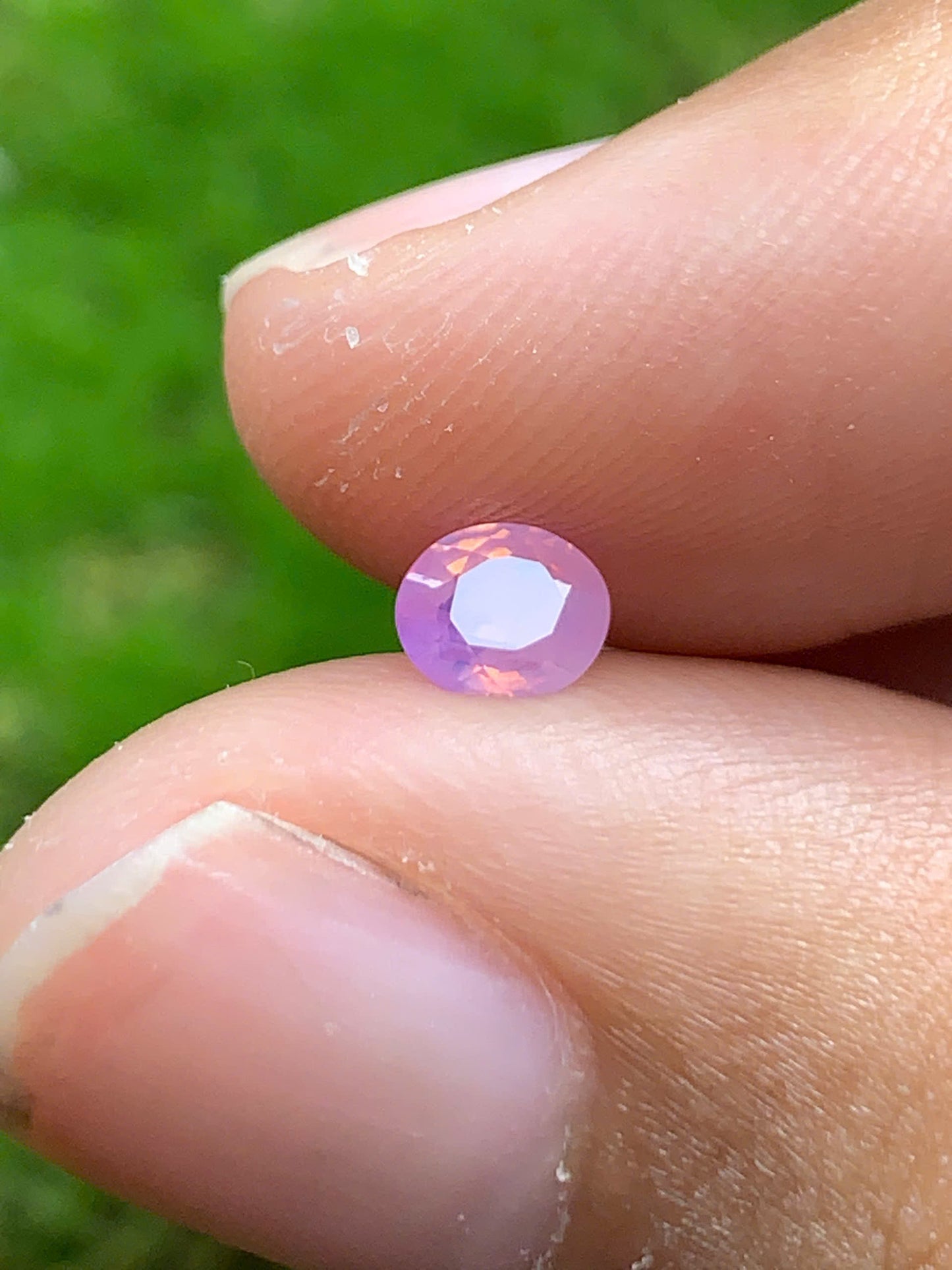 Natural pink silky sapphire LụcYên  0.35ct_ 08082514
