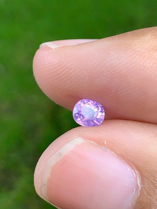 Natural pink silky sapphire LucYen _ 18082506