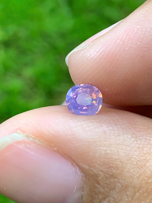 Natural Lavender silky sapphire LụcYên 0.36ct_ 30082505