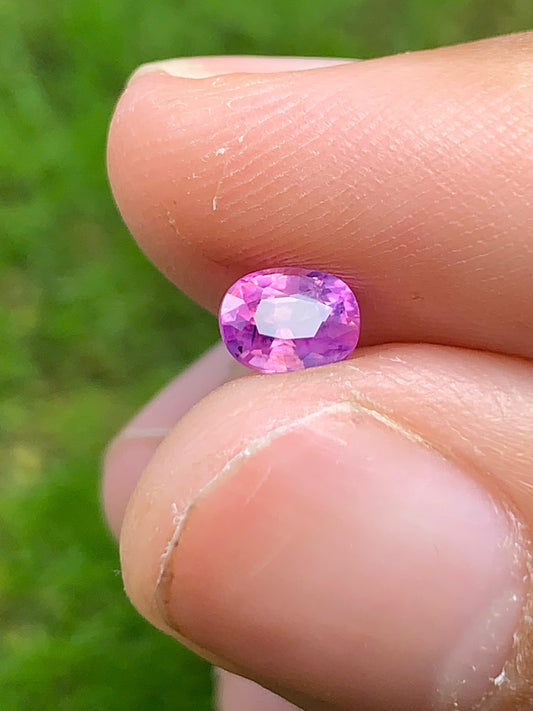 Natural Pink silky sapphire LụcYên 0.58ct_ 10092518