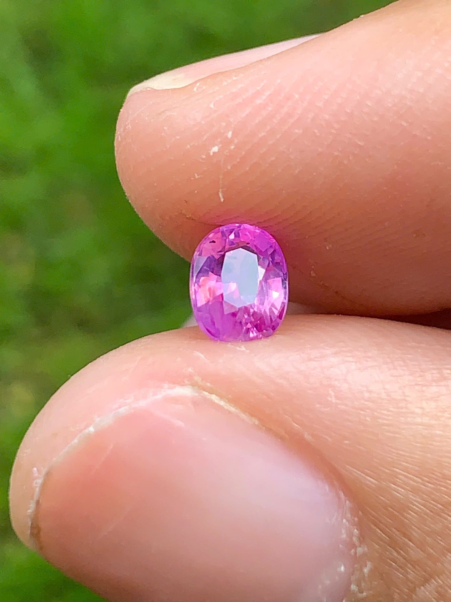 Natural Pink silky sapphire LụcYên 0.58ct_ 10092518