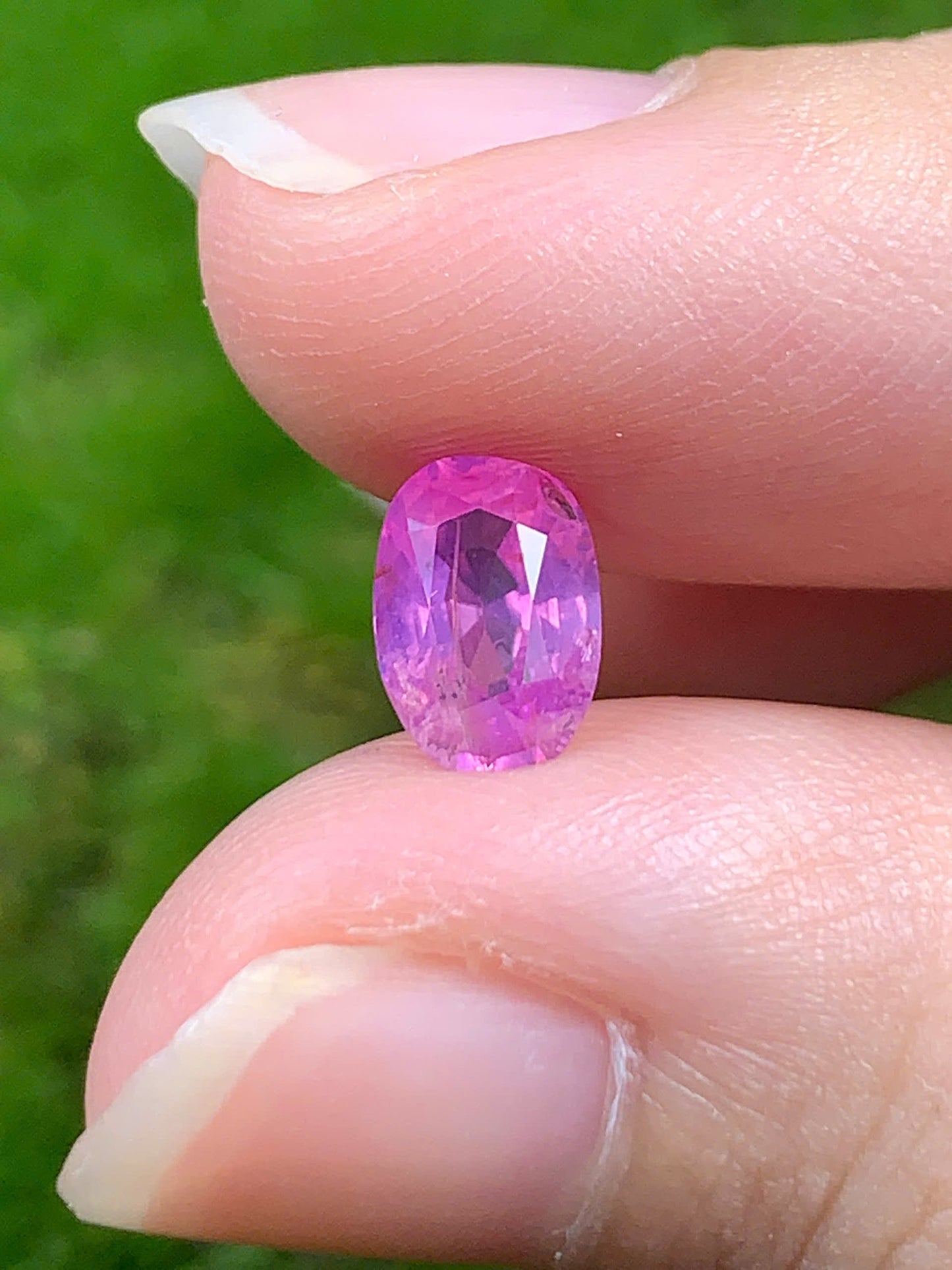 Natural Purple Pink silky sapphire LụcYên 1.16ct_ 10092546