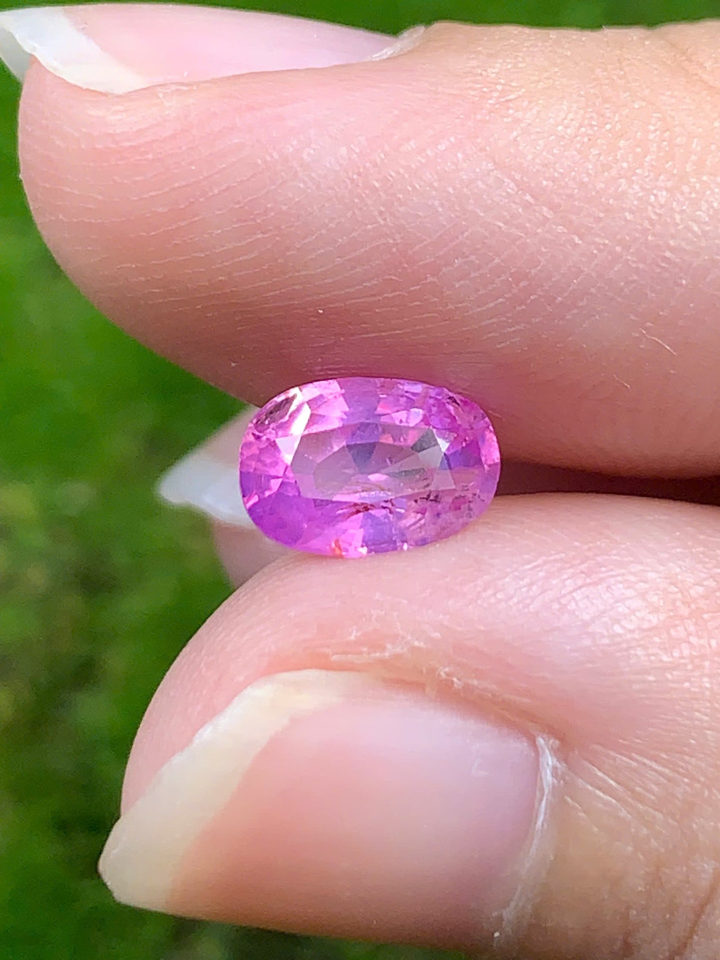 Natural Purple Pink silky sapphire LụcYên 1.16ct_ 10092546