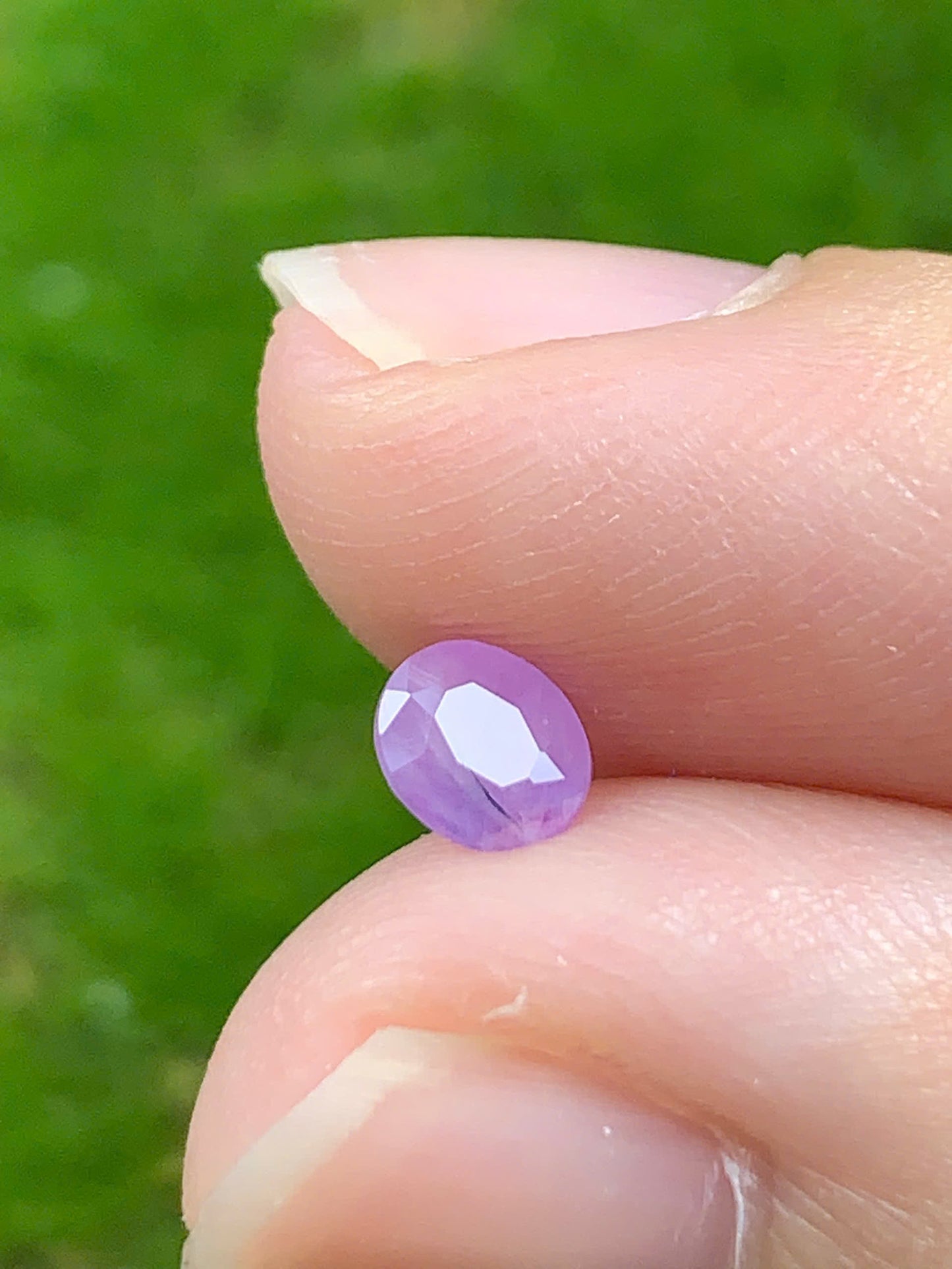 Natural Pink Purple sapphire LụcYên 0.44ct_ 18092524