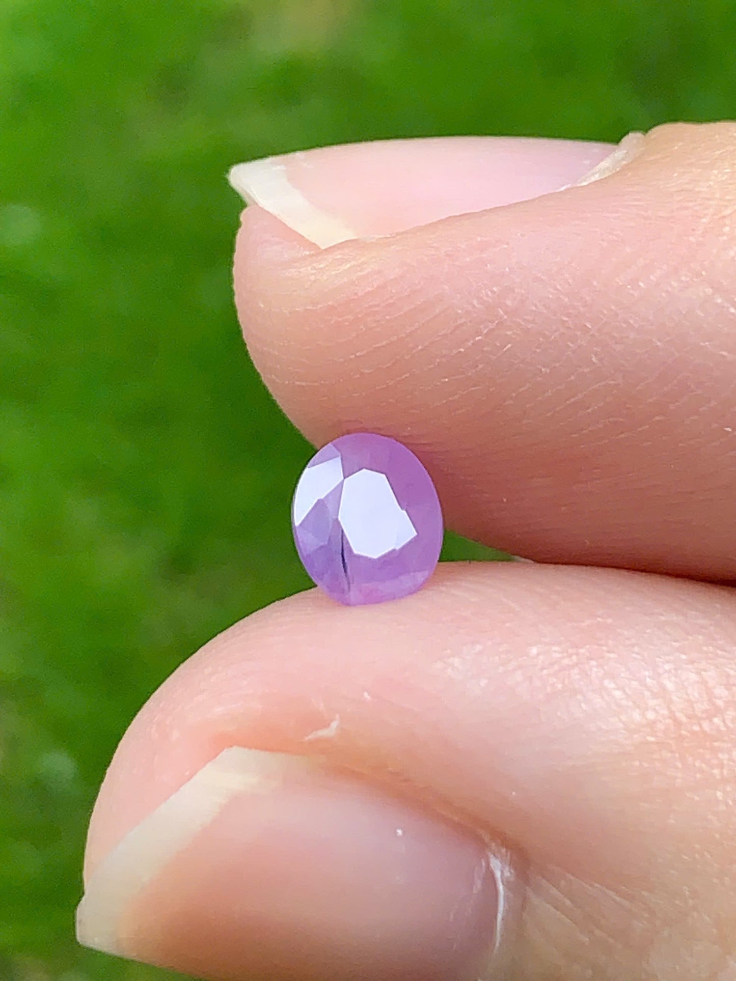 Natural Pink Purple sapphire LụcYên 0.44ct_ 18092524