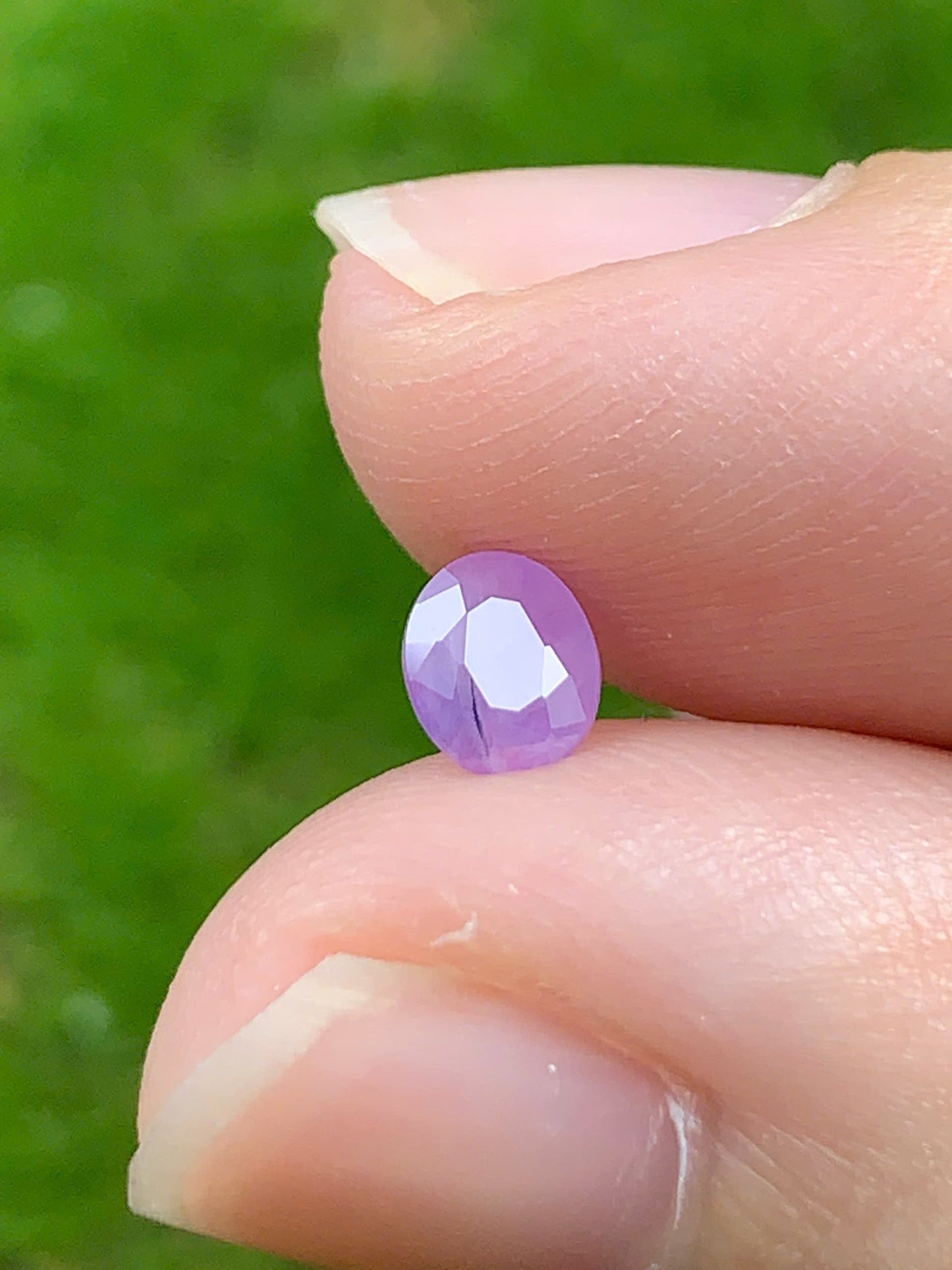 Natural Pink Purple sapphire LụcYên 0.44ct_ 18092524