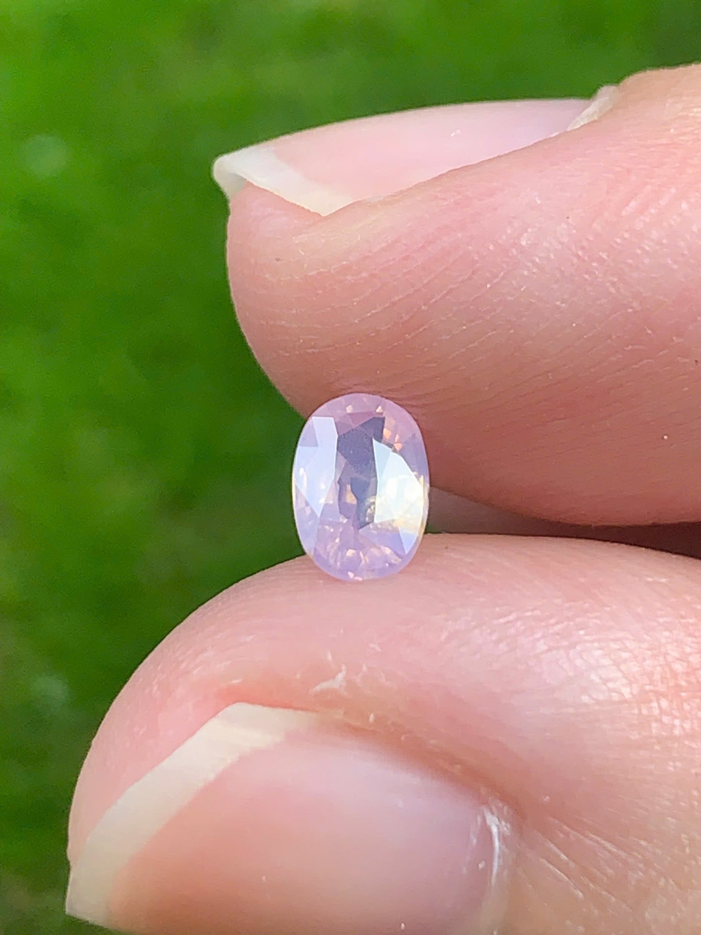 Natural Pink Silky Sapphire LucYen 0.4ct _ 19092518