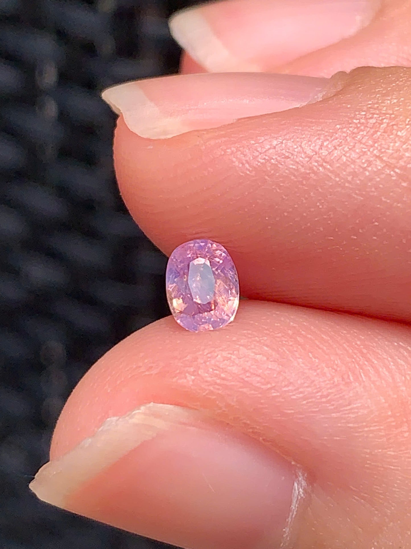 Natural pink purple sapphire LụcYên 0.35ct_ 10102506